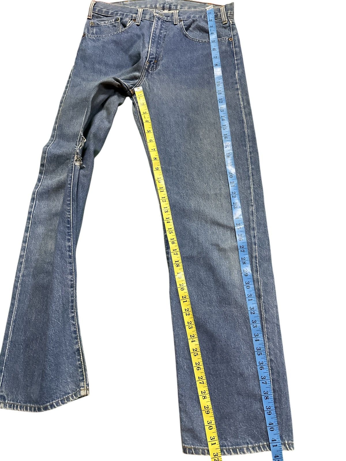 Levi's Vintage Levis 502 Blue Washed 32x41 . Size US 32 / EU 48 - 4 Thumbnail