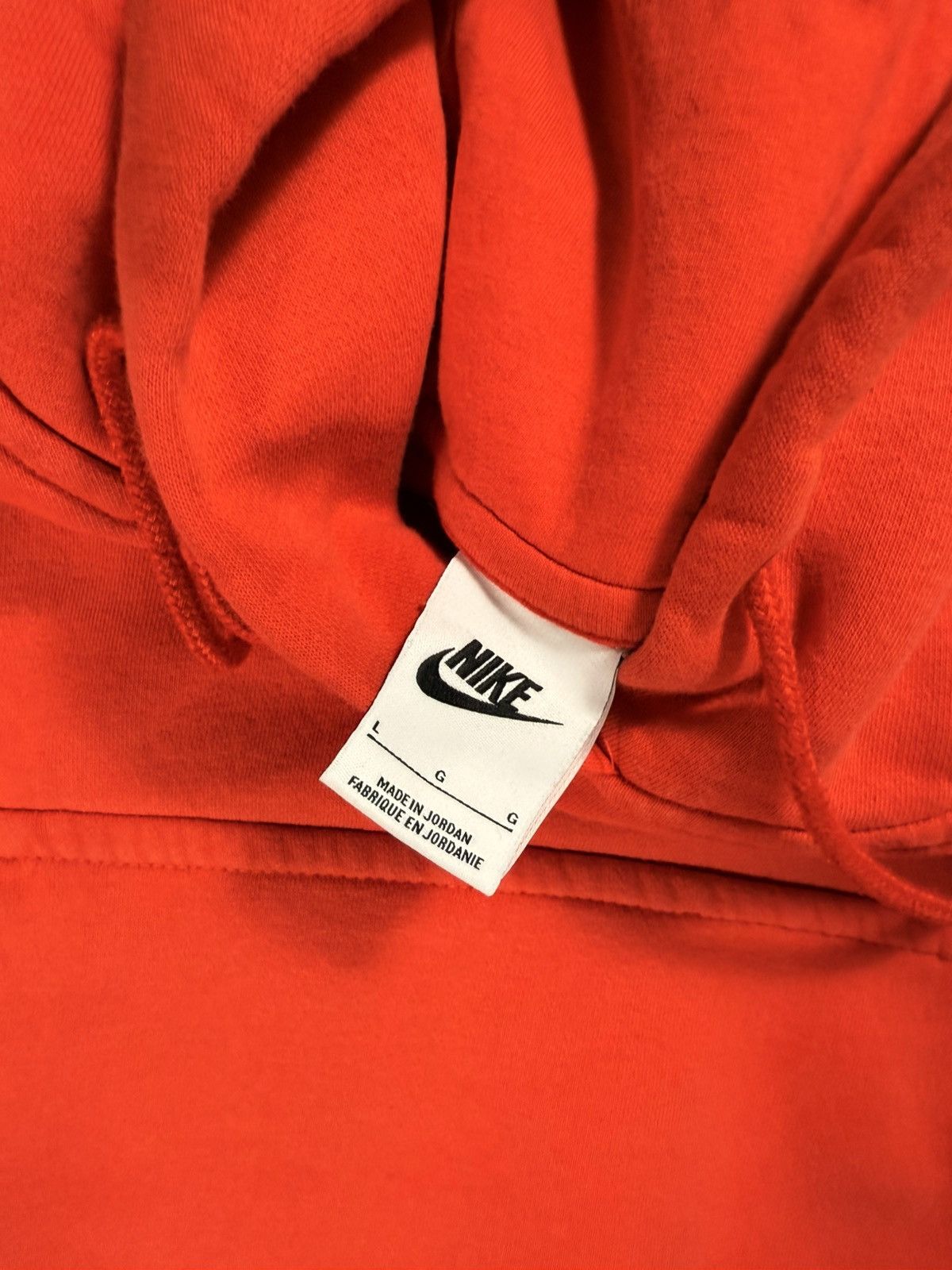 Nike Vintage Grey Tag Nike Centre Swoosh Cropped Fit Hoodie Size US L / EU 52-54 / 3 - 3 Thumbnail