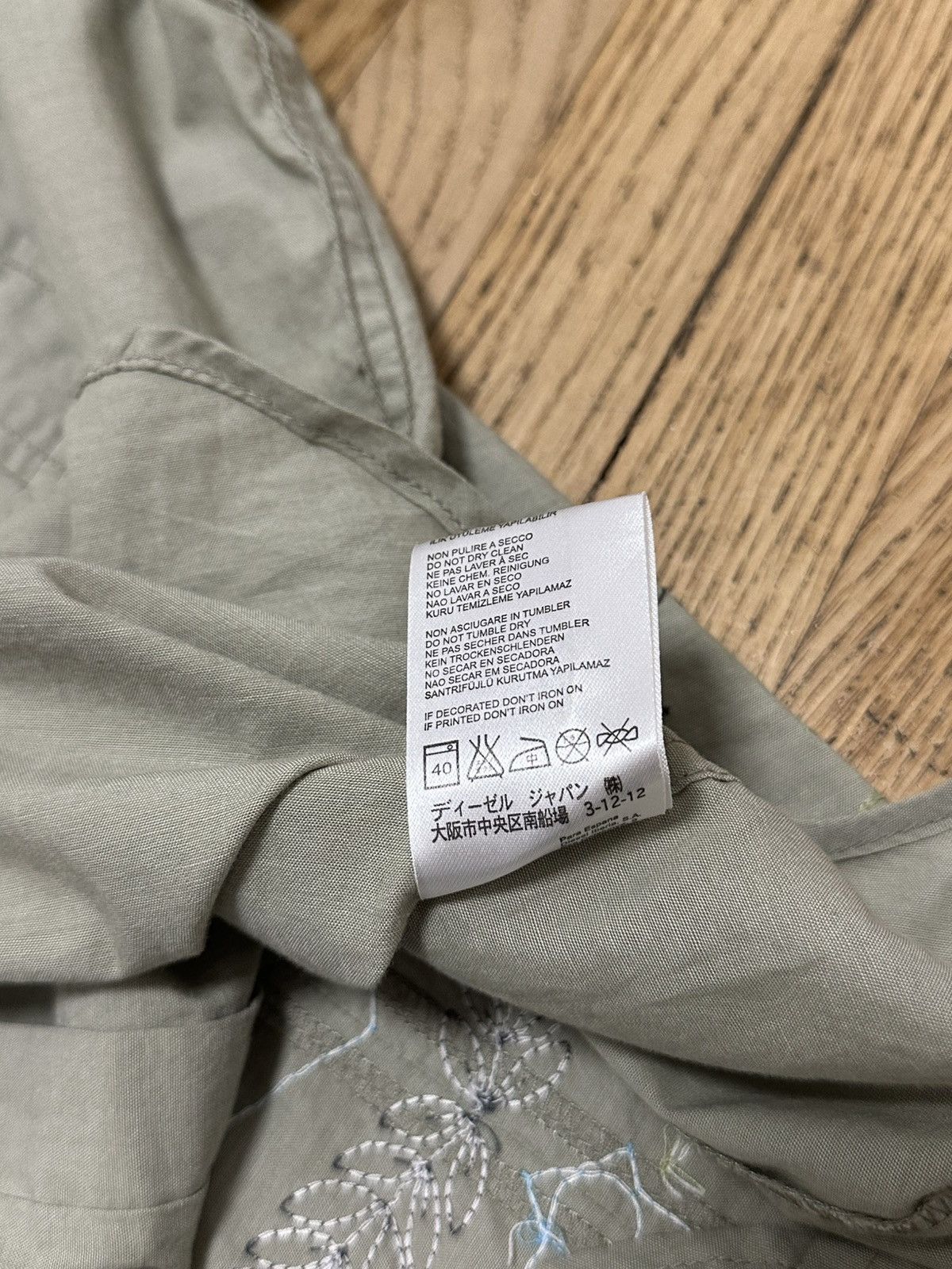 Diesel Diesel Polo Shirt Size S Avant-Garde Japanese Style Y2K 2000 Size S / US 4 / IT 40 - 8 Thumbnail