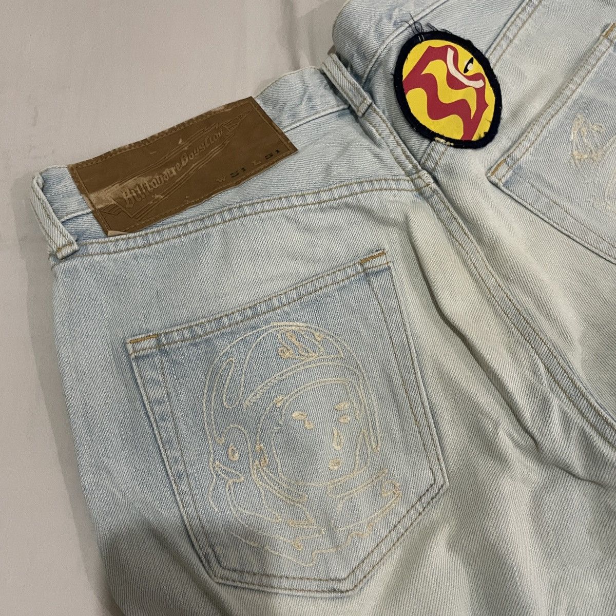 Billionaire Boys Club Billionaire Boys Club Patch Jeans Size US 33 - 5 Thumbnail