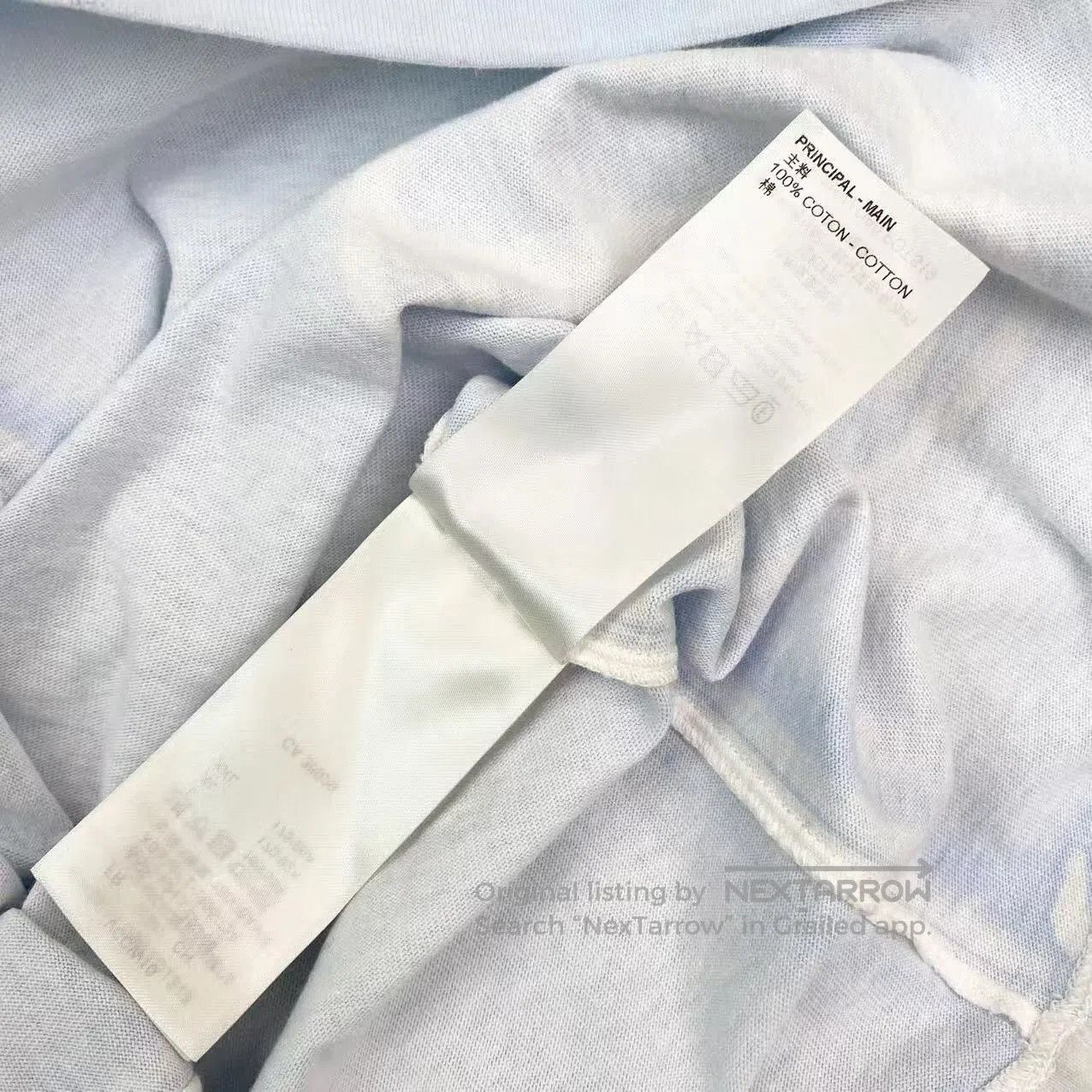 Louis Vuitton Louis Vuitton 23SS blue chain logo print short sleeves| Size XS / US 0-2 / IT 36-38 - 5 Thumbnail