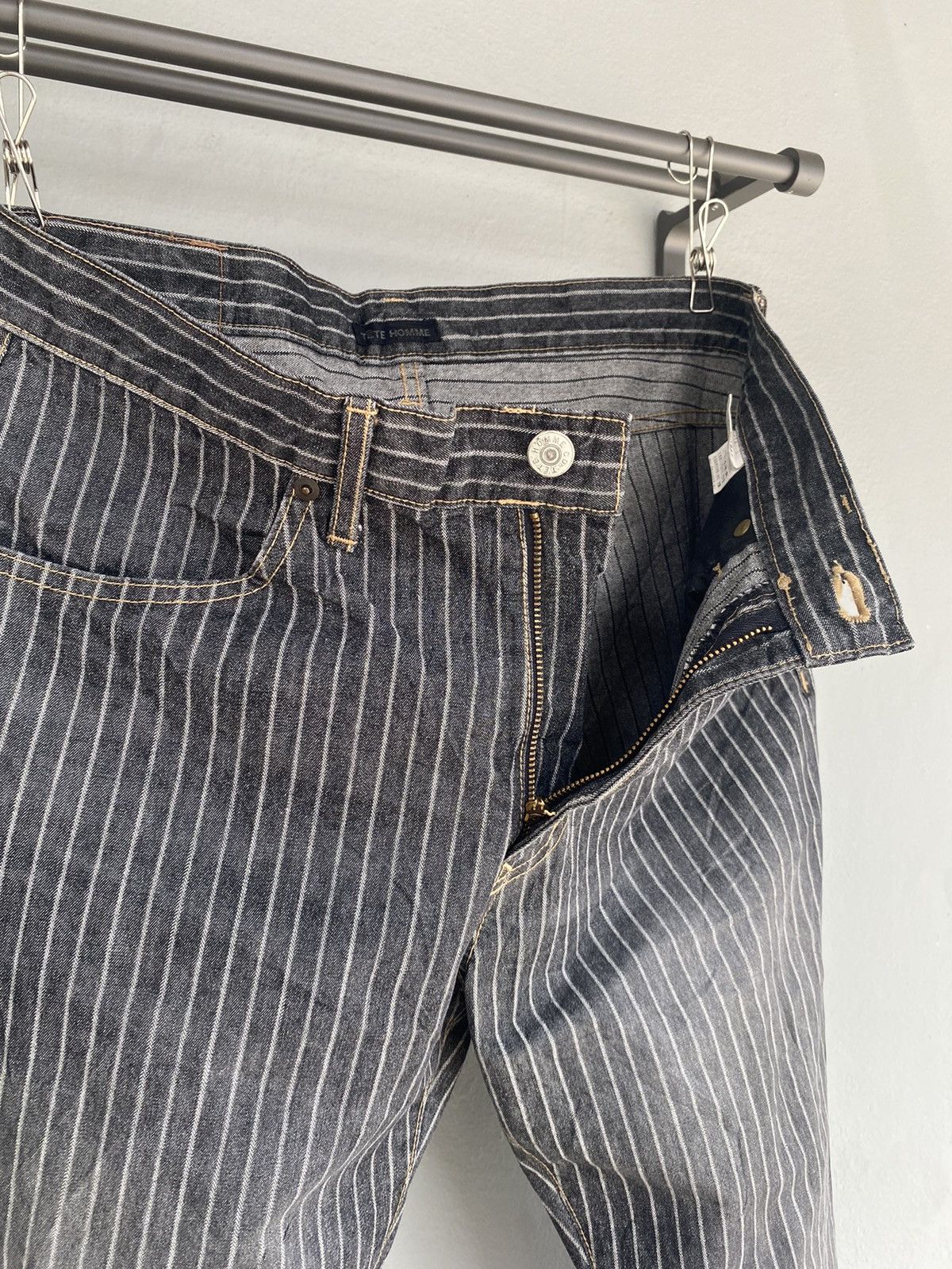 Issey Miyake × Japanese Brand × Tete Homme Tete homme pants Size US 34 / EU 50 - 5 Thumbnail