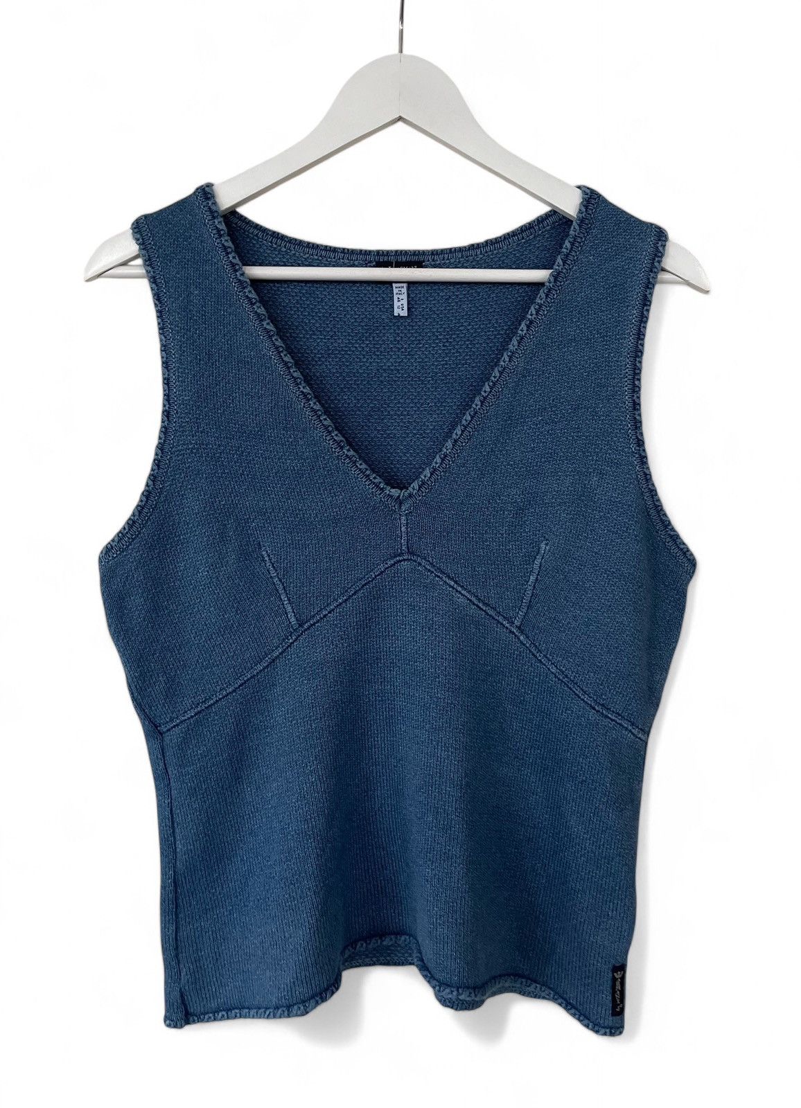 Armani × Vintage Armani Knitted Italy Top Shirt Women's Size US 12 Size XL / US 12-14 / IT 48-50 - 1 Thumbnail