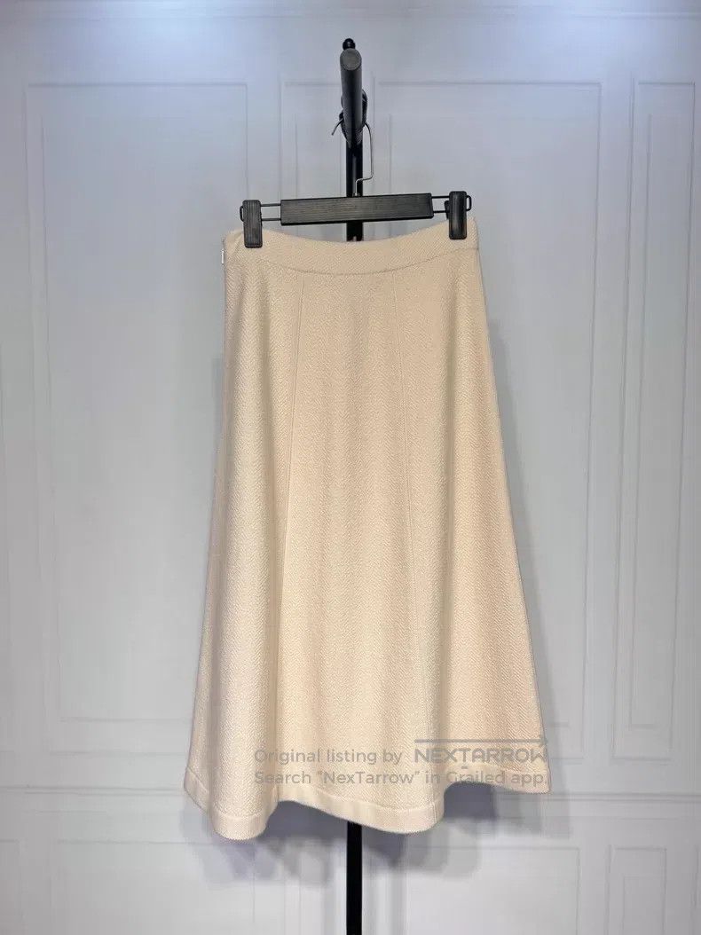 Loro Piana LORO PIANA size S Knit skirt, top-grade cashmere Size 42" / US 20 - 2 Thumbnail