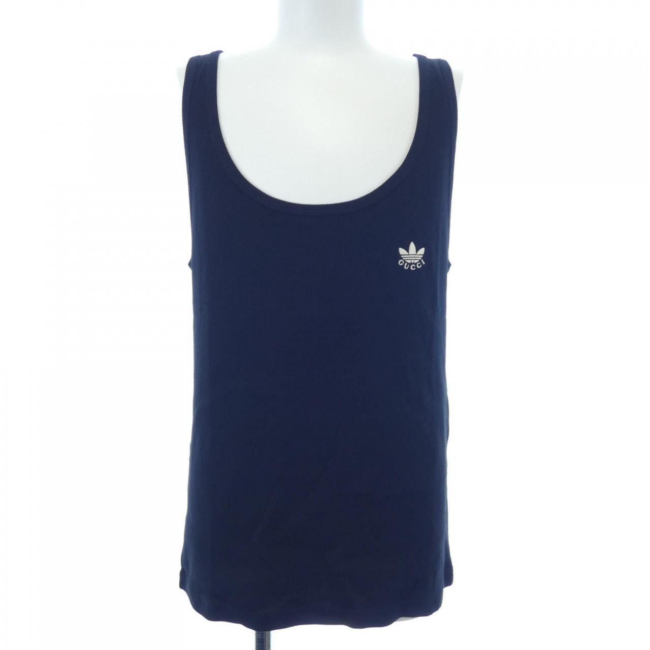 Gucci Gucci Gucci Cotton Tank Top Textile Tops 620427XJEXA DUTY FREE for USA Size ONE SIZE - 1 Thumbnail