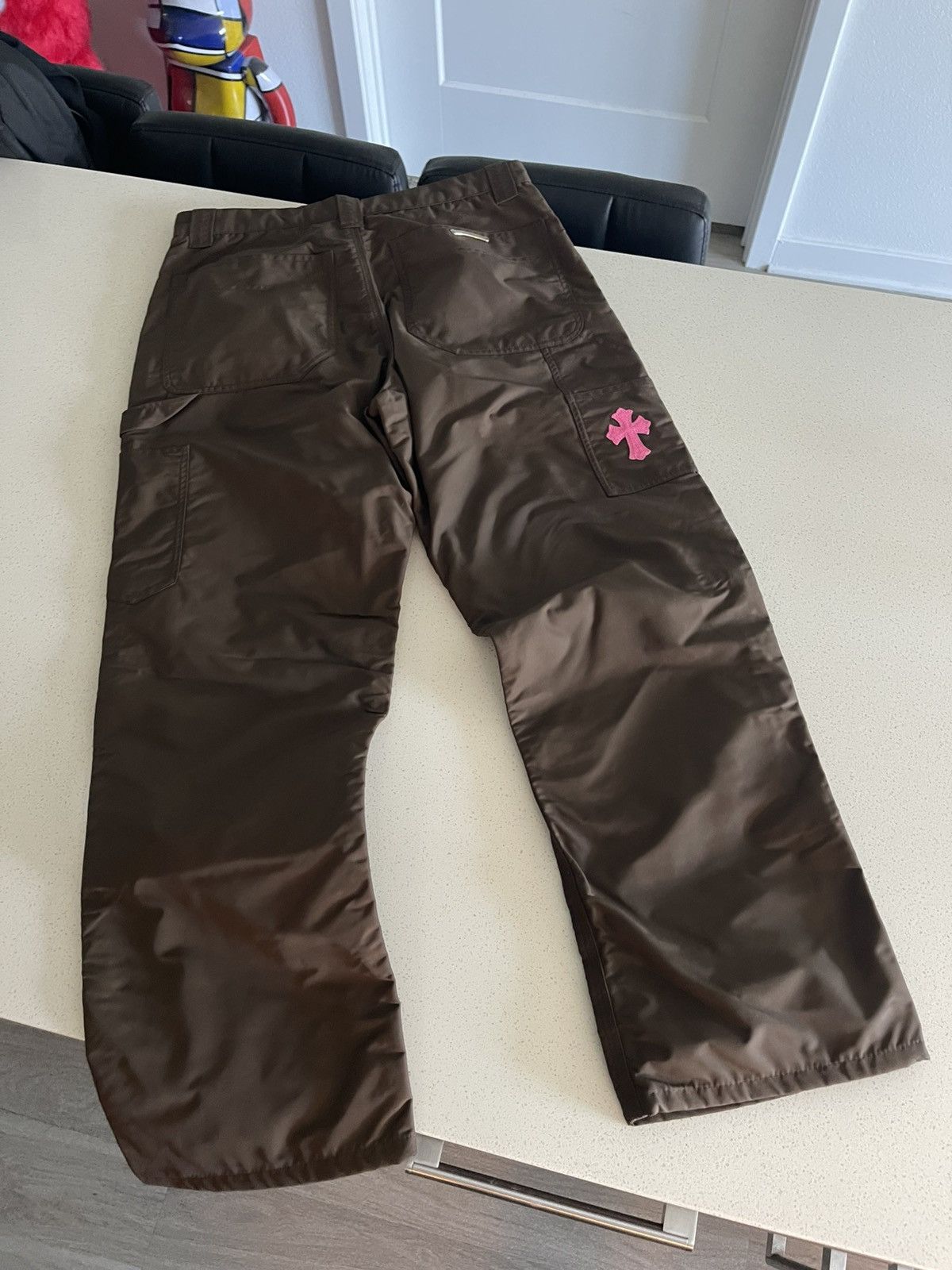 Chrome Hearts Chrome Hearts Brown Carpenter Double Knee Pants Size US 32 / EU 48 - 9 Thumbnail