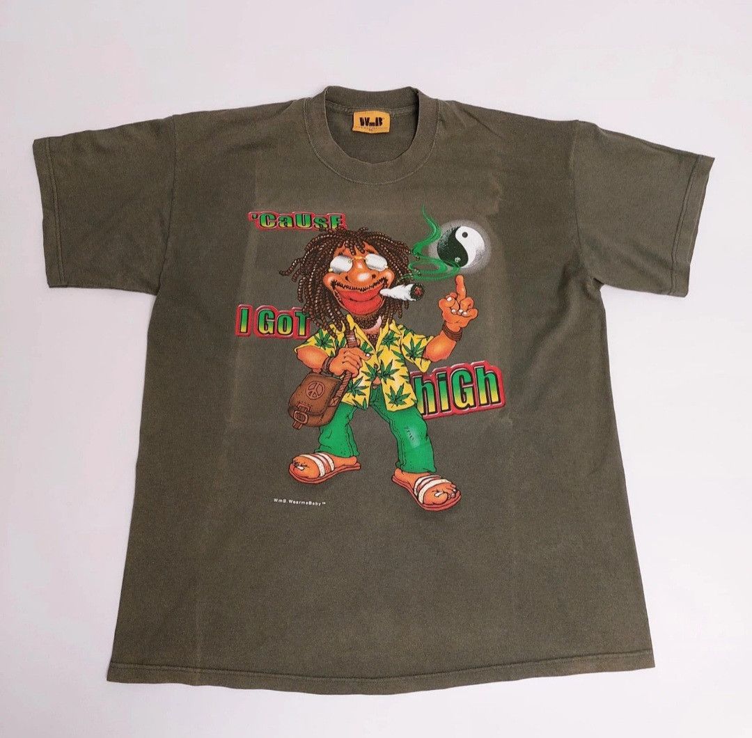 Vintage 2000s y2k stoner tshirt Afroman hiphop reggae Size US XL / EU 56 / 4 - 1 Thumbnail