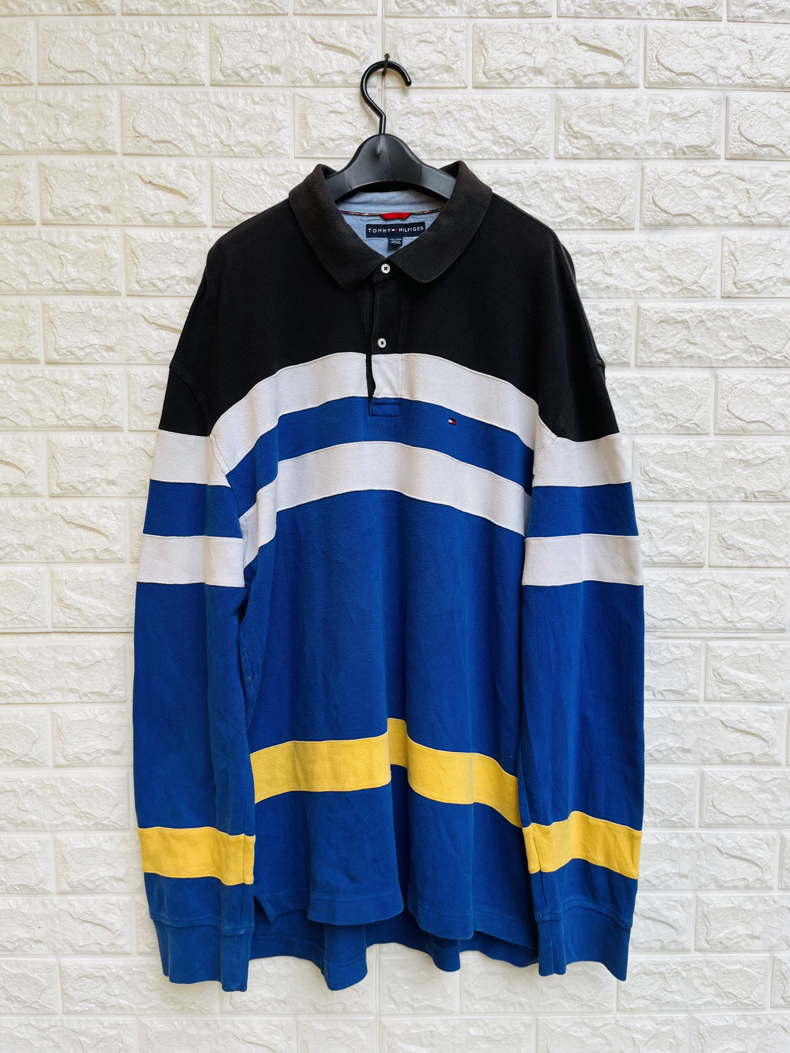 Japanese Brand Vintage Tommy Hilfiger Multicolour Designer Fashion Style Size US XXL / EU 58 / 5 - 1 Thumbnail