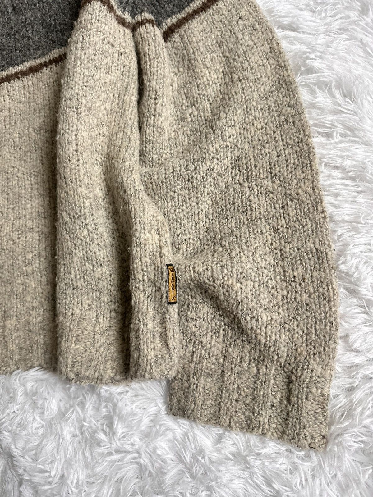 Giorgio Armani 90’s Armani Jeans Quater Zip Knitwear Size US XL / EU 56 / 4 - 7 Thumbnail