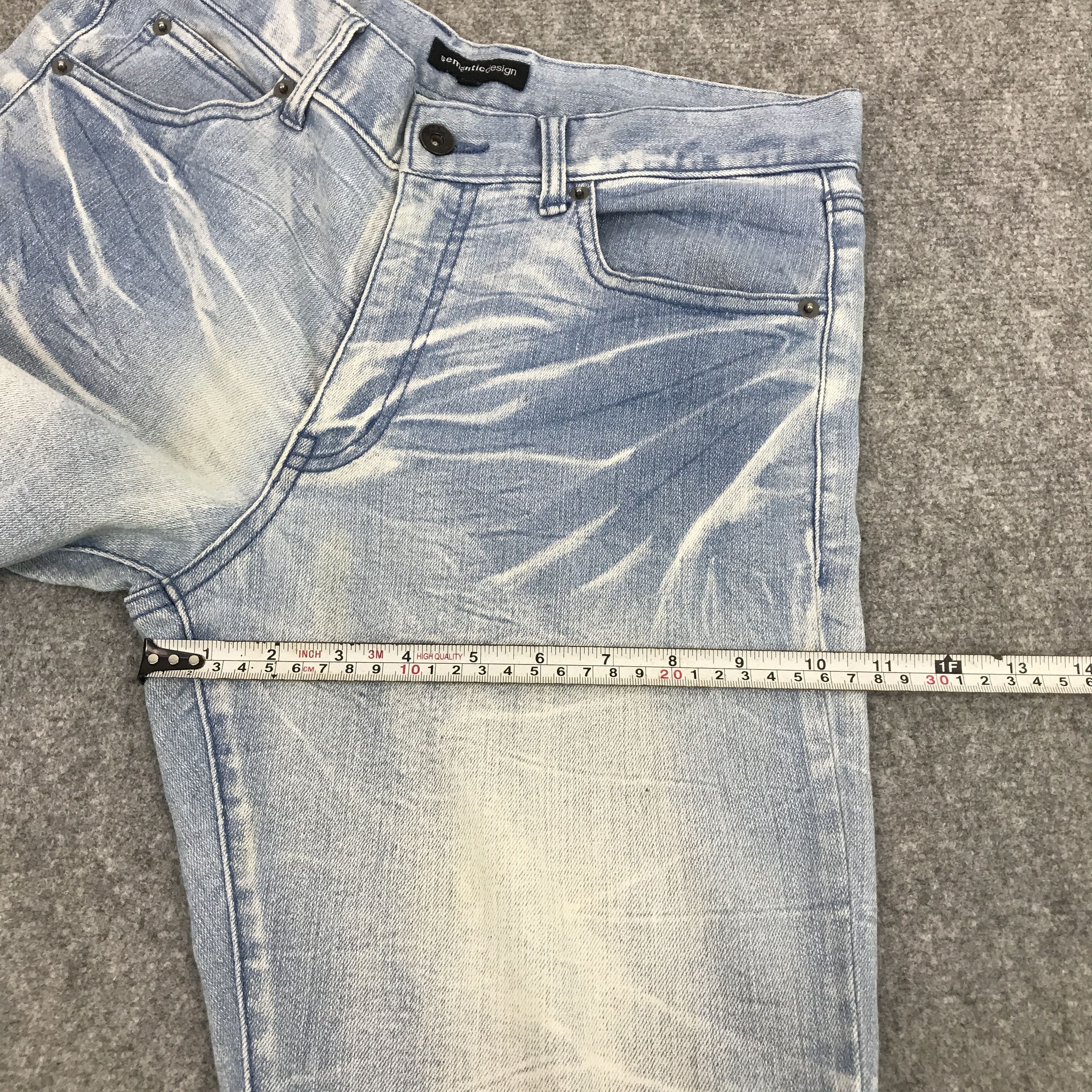 Japanese Brand × semanticdesign SEMANTIC DESIGN JAPAN DESIGN SKINNY JEANS PANTA Size US 30 / EU 46 - 12 Thumbnail
