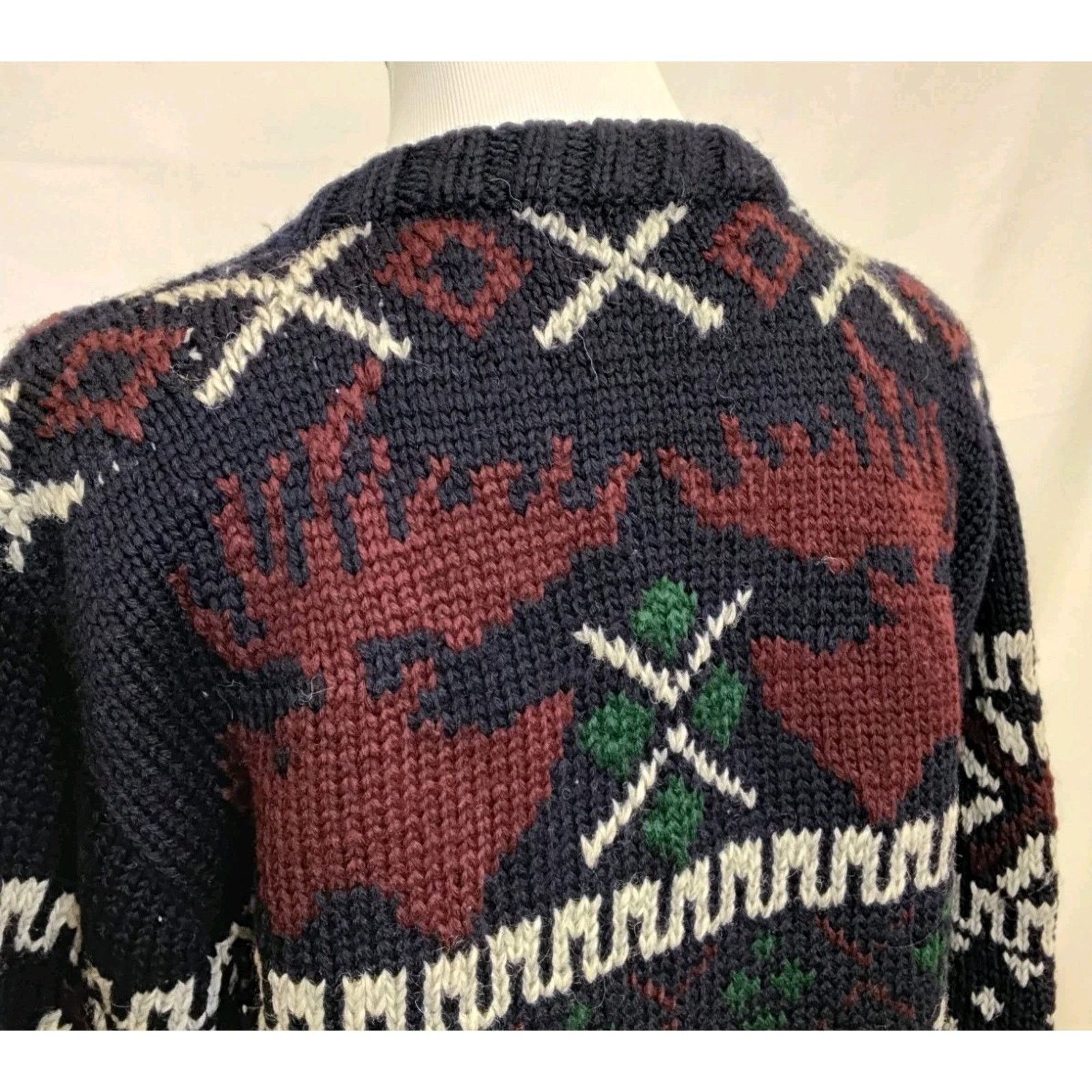 Lauren Ralph Lauren Ralph Lauren Handknit Sweater Women's S 90's Wool Blue Label Size S / US 4 / IT 40 - 5 Thumbnail