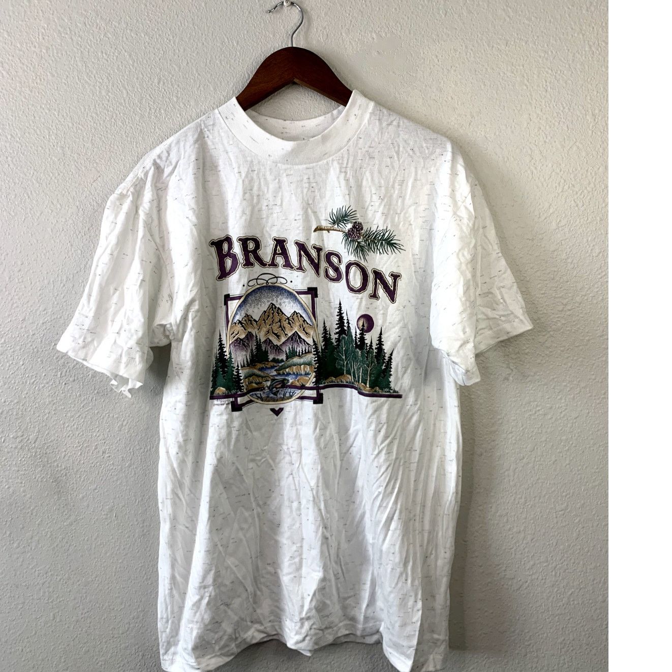 Vintage Vintage Test Print Shirt Branson One Of A Kind Large Tee Size US L / EU 52-54 / 3 - 1 Thumbnail
