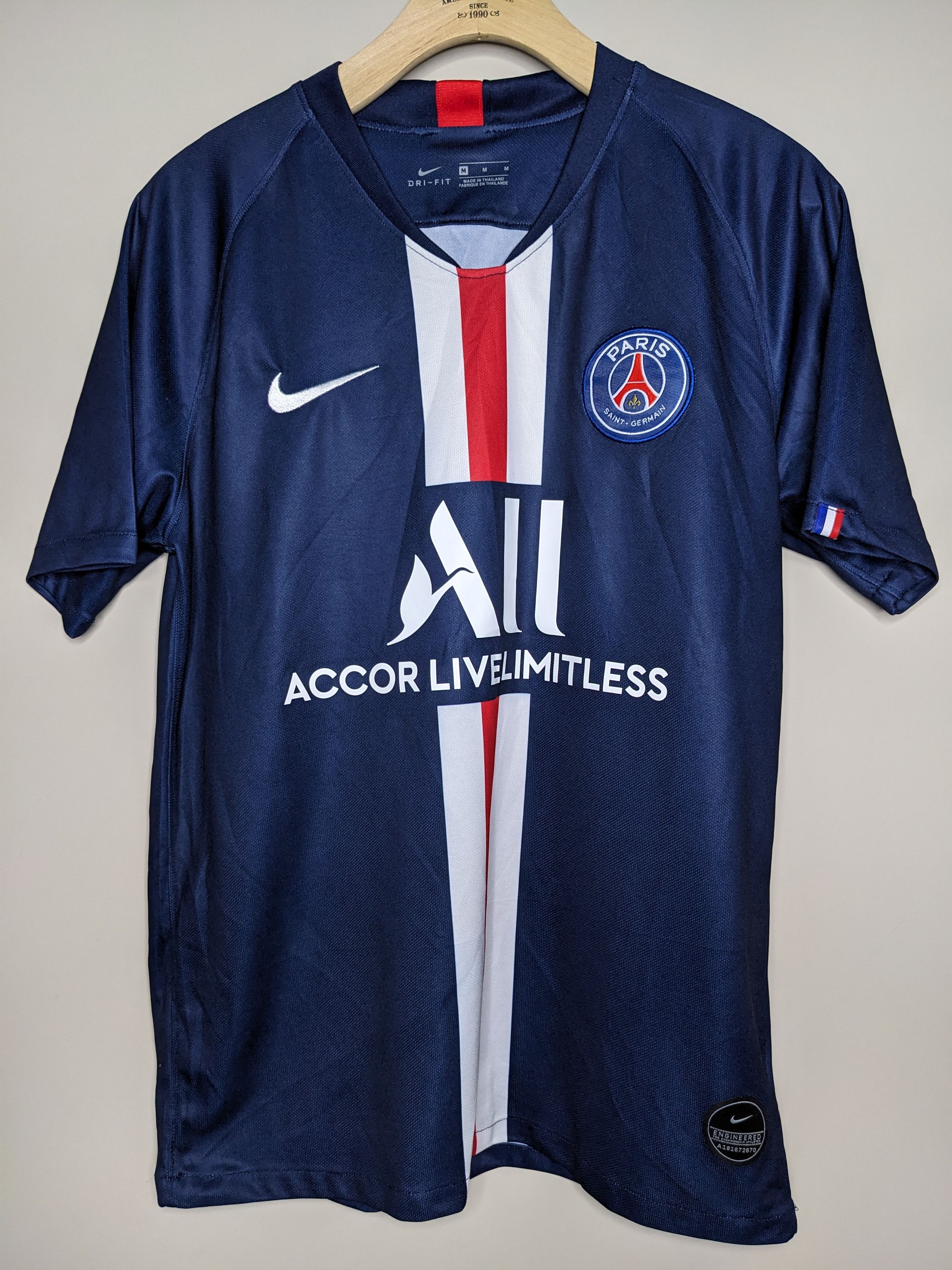 Nike Nike Dri-Fit Paris Saint Germain Jersey Medium PSG Kit 2020 Size US M / EU 48-50 / 2 - 1 Thumbnail