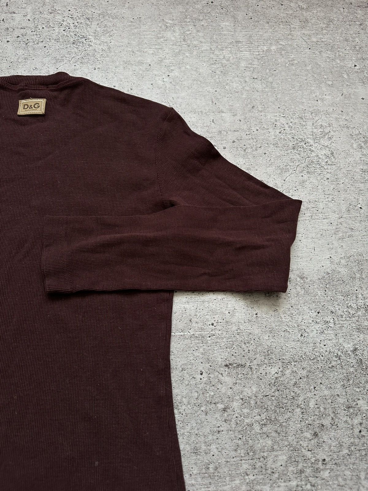Dolce & Gabbana × Vintage Women's Dolce Gabbana Burgundy Light Sweater Size S / US 4 / IT 40 - 12 Thumbnail
