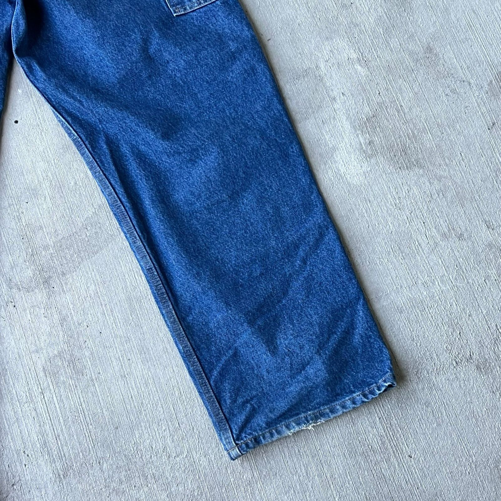 Carhartt × Vintage Carhartt denim blue jean double knee work carpenter pants Size US 35 - 9 Thumbnail