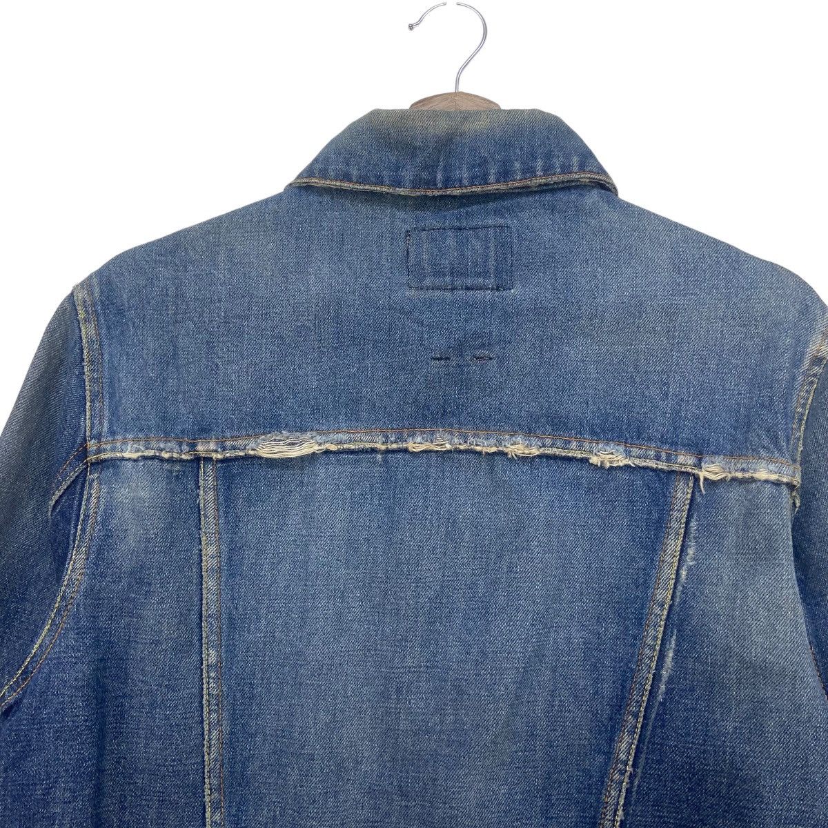 Gap × Vintage Made in Italy Gap Trucker Distressed Western Jacket Size US XS / EU 42 / 0 - 17 Thumbnail