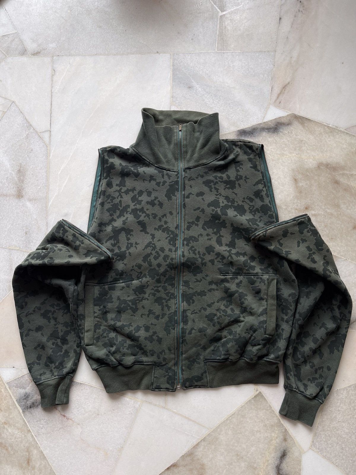 Issey Miyake × Tsumori Chisato 80s Issey Miyake Small Part Polo Sweatshirt Size US M / EU 48-50 / 2 - 9 Thumbnail