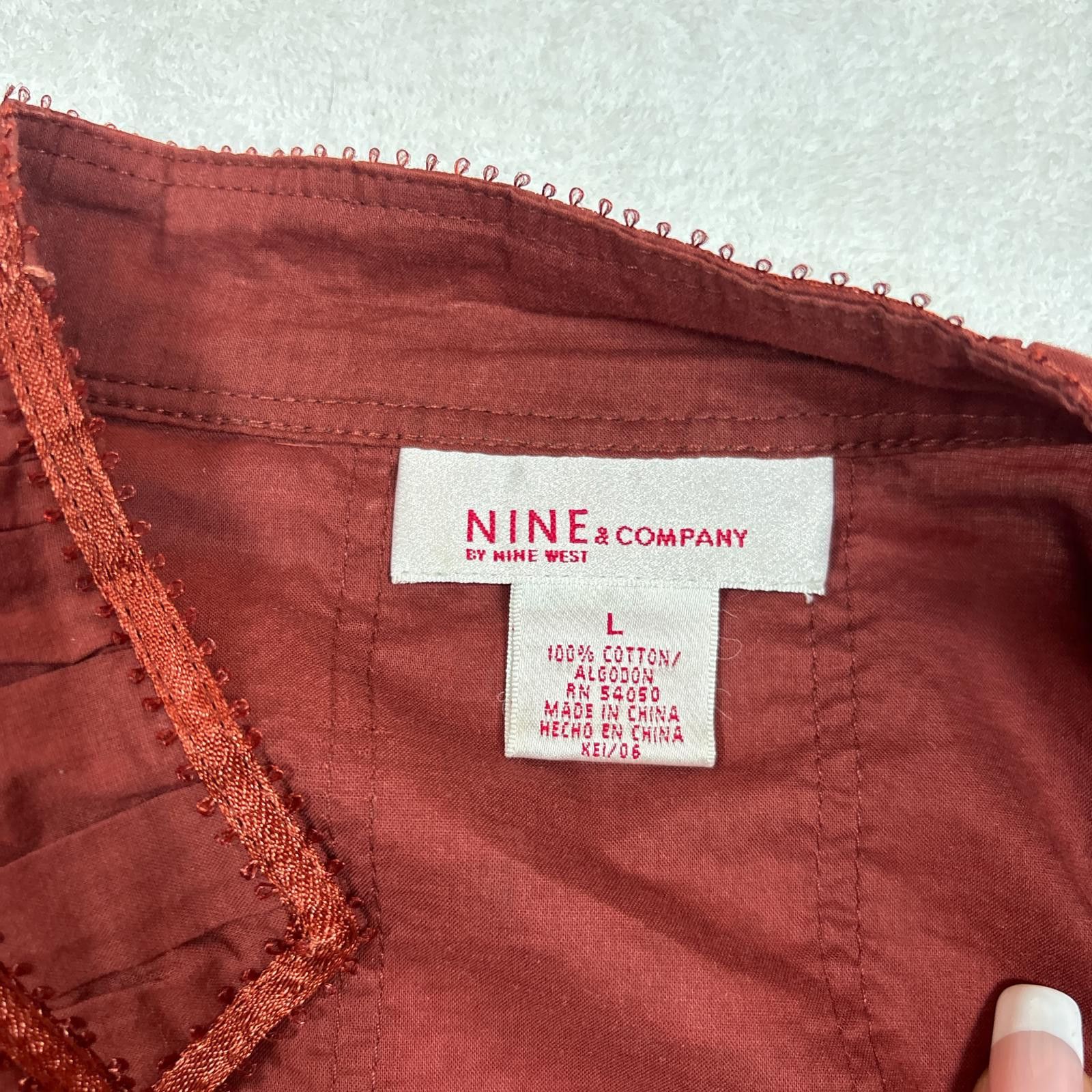 Nice Collective y2k red grunge corset style blouse Size L / US 10 / IT 46 - 4 Thumbnail