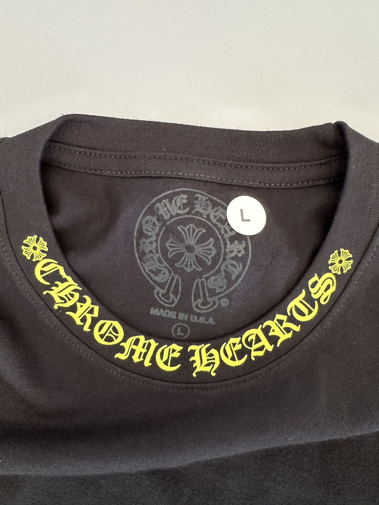 Chrome Hearts ACIDICK Green neck logo Size US L / EU 52-54 / 3 - 5 Thumbnail