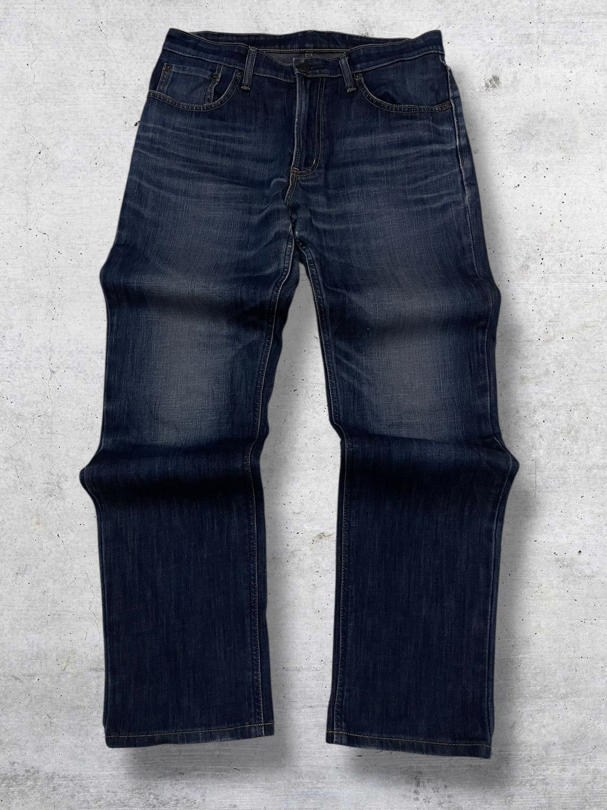 Edwin VINTAGE EDWIN DESIGNER 90S JAPAN INDIGO 403 STRAIGHT DENIM Size US 31 - 1 Thumbnail