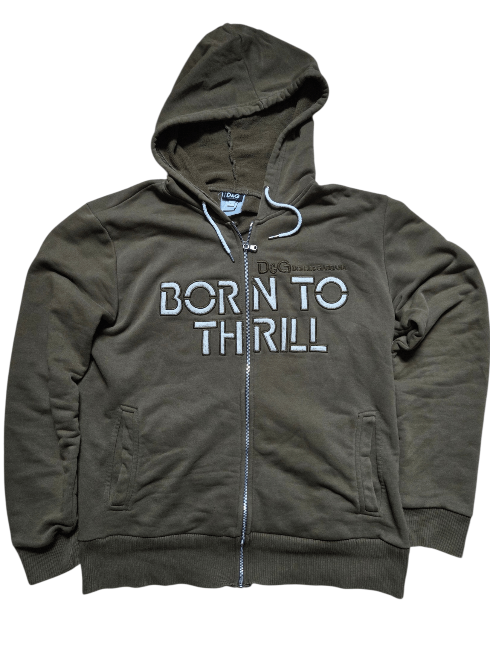 Dolce & Gabbana Dolce & Gabbana 'Born to Thrill' hoodie Size US L / EU 52-54 / 3 - 1 Thumbnail