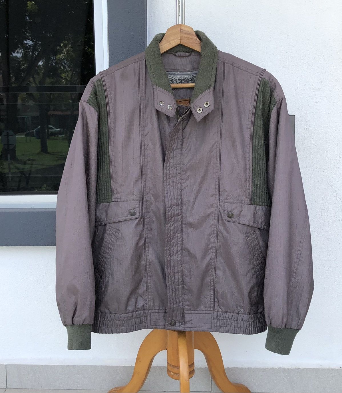 Japanese Brand Vintage CREALY Men’s Bomber Jacket Size US M / EU 48-50 / 2 - 2 Thumbnail