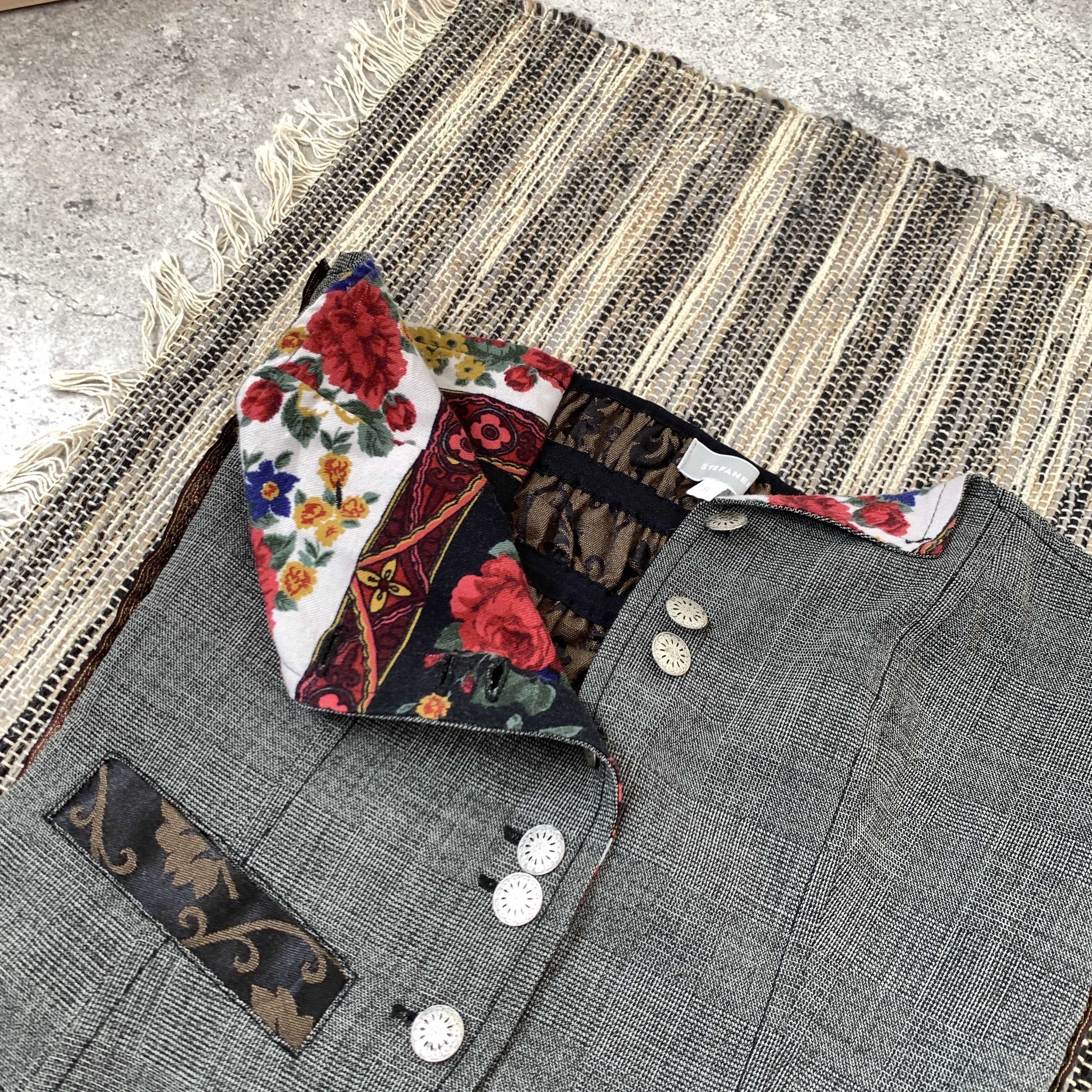 Vintage Vintage Y2K Women's Grunge Grey Crop Top Classic Vest Size S / US 4 / IT 40 - 6 Thumbnail