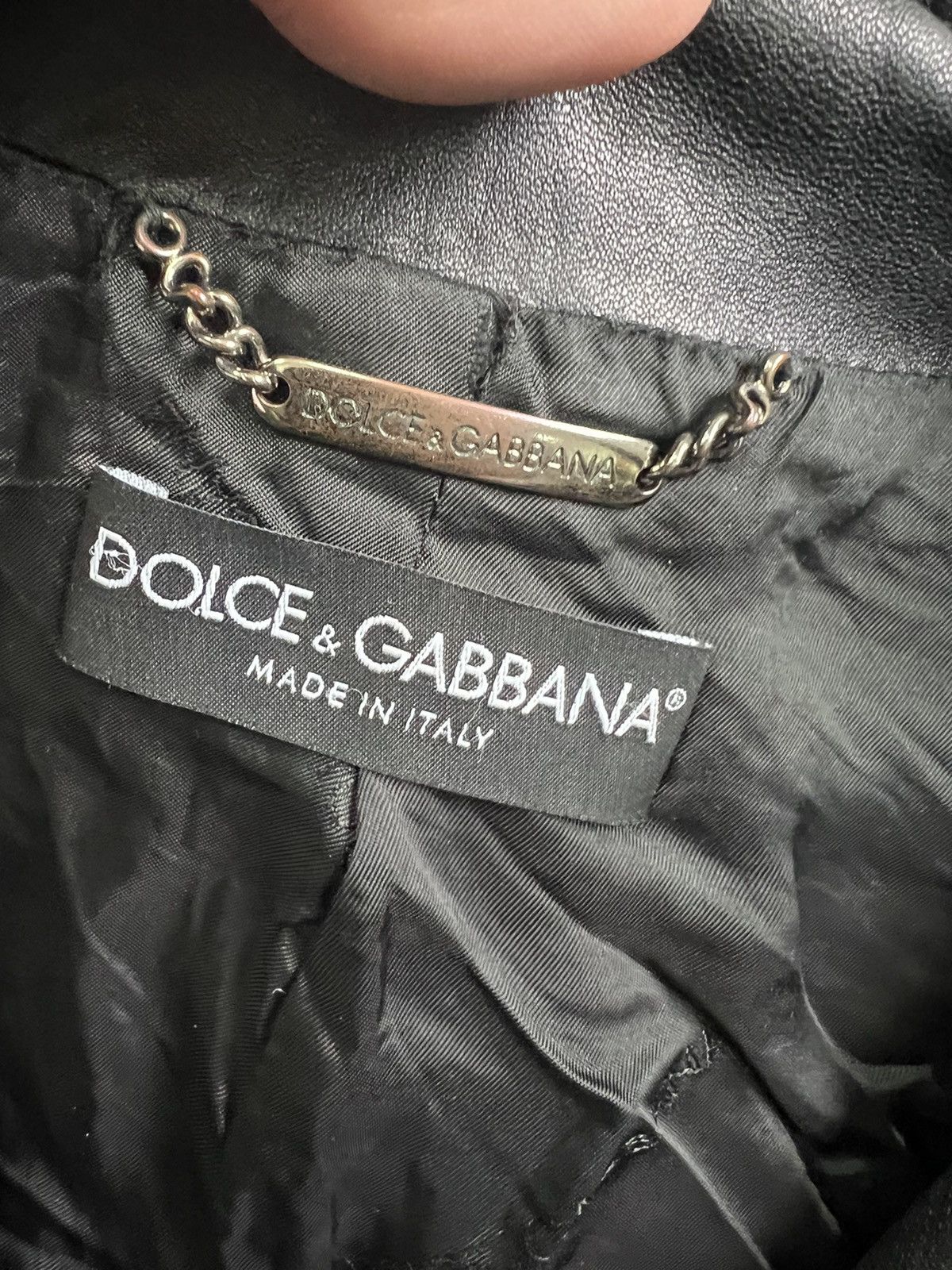 Dolce & Gabbana Dolce Gabbana avant Garde vintage leather zippers jacket Size US S / EU 44-46 / 1 - 4 Thumbnail