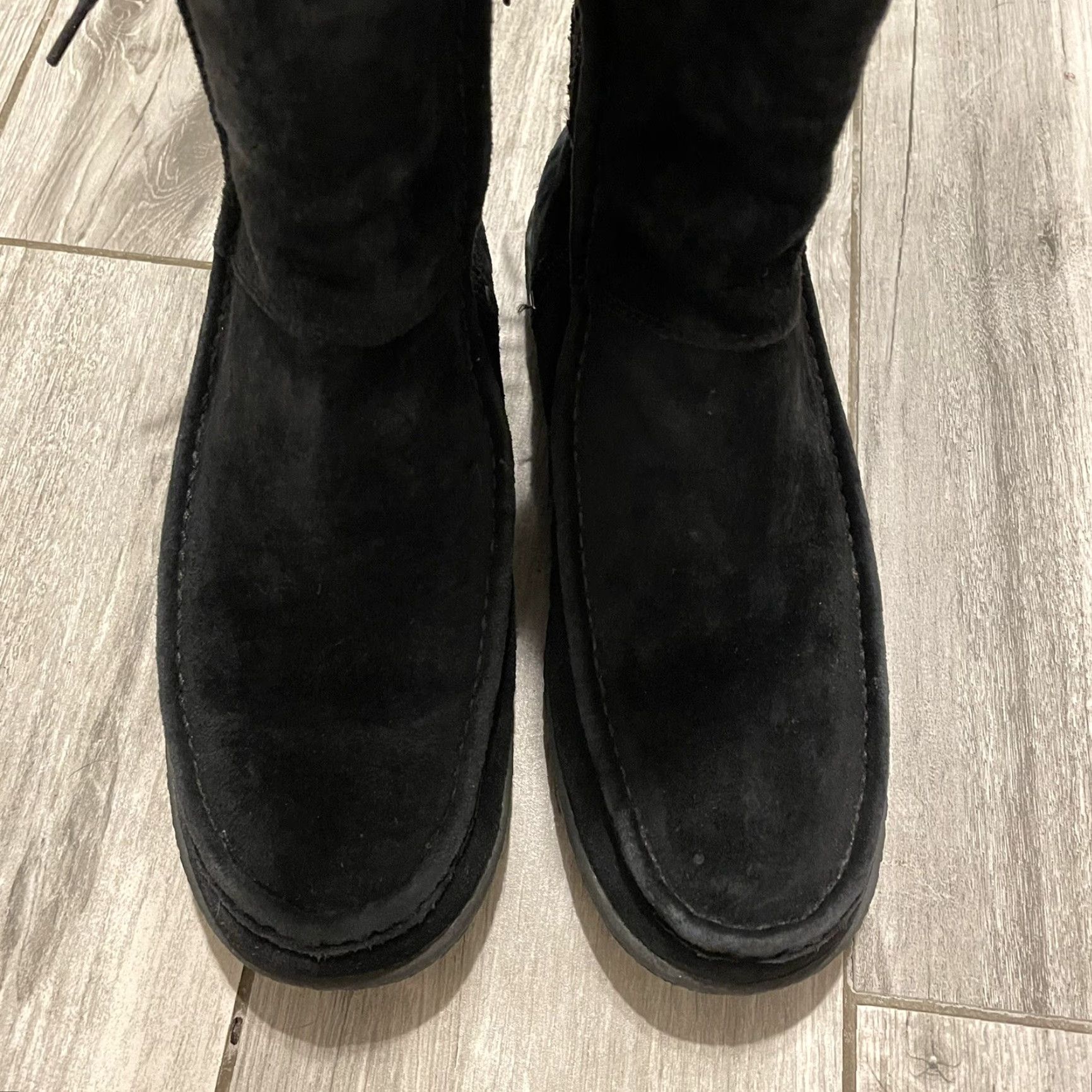 The North Face The North Face Womens Black Suede Fold Over Sweater Winter Snow Boots 6 Moccasin Size M / US 6-8 / IT 42-44 - 5 Thumbnail