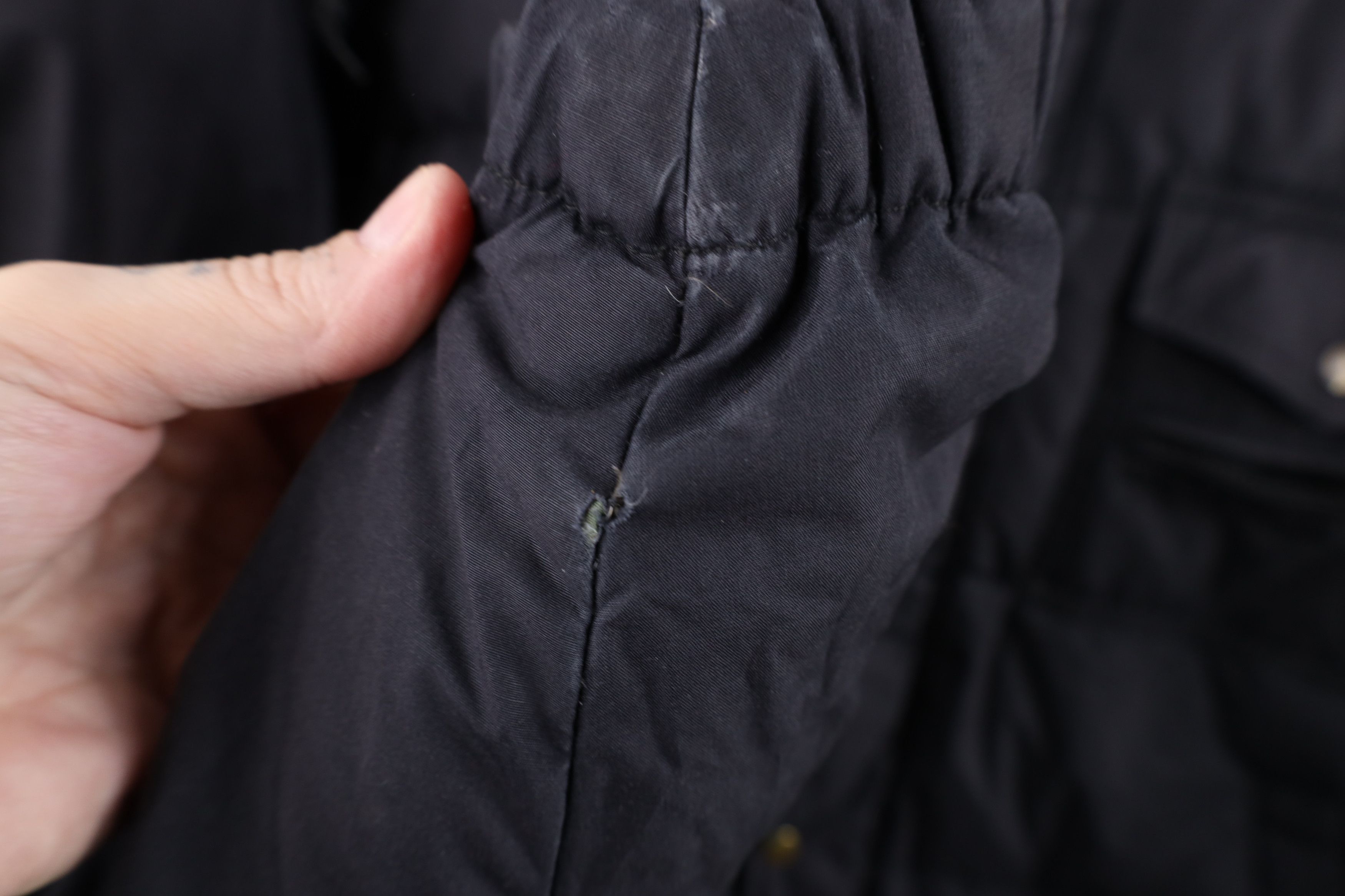 Vintage Vintage 90s Streetwear Duck Down Puffer Jacket Charcoal Gray Size US L / EU 52-54 / 3 - 8 Thumbnail