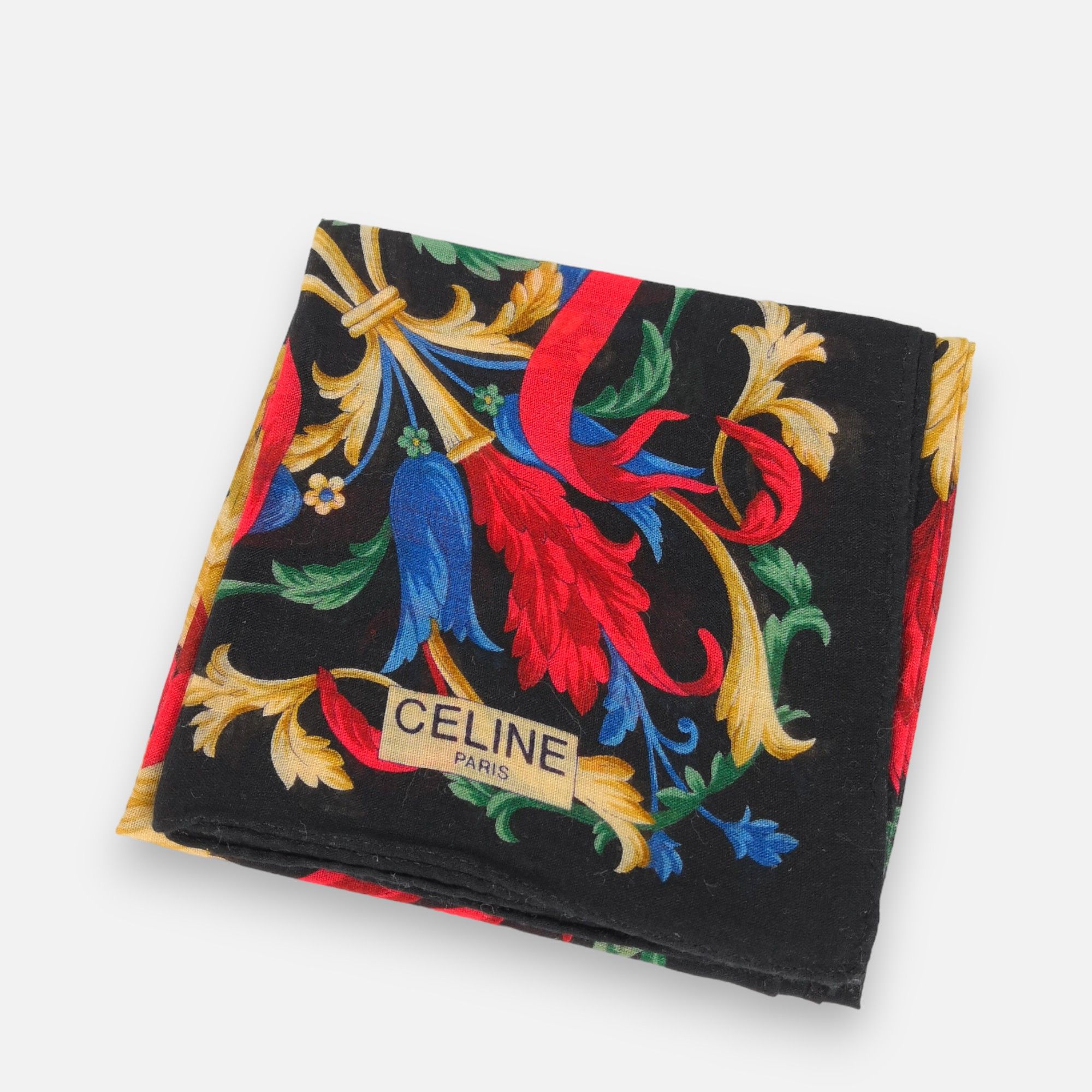 Celine × Vintage Vintage Celine Handkerchief Pocket Square Bandana Size ONE SIZE - 4 Thumbnail