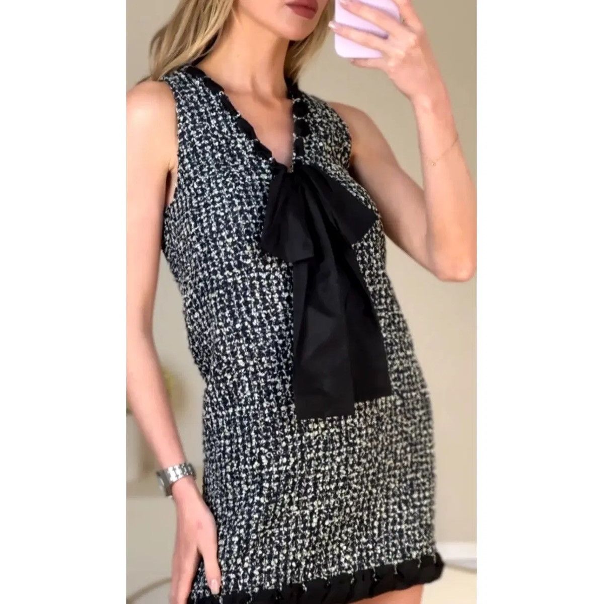 Chanel CHANEL Mini Dress Size ONE SIZE - 1 Thumbnail