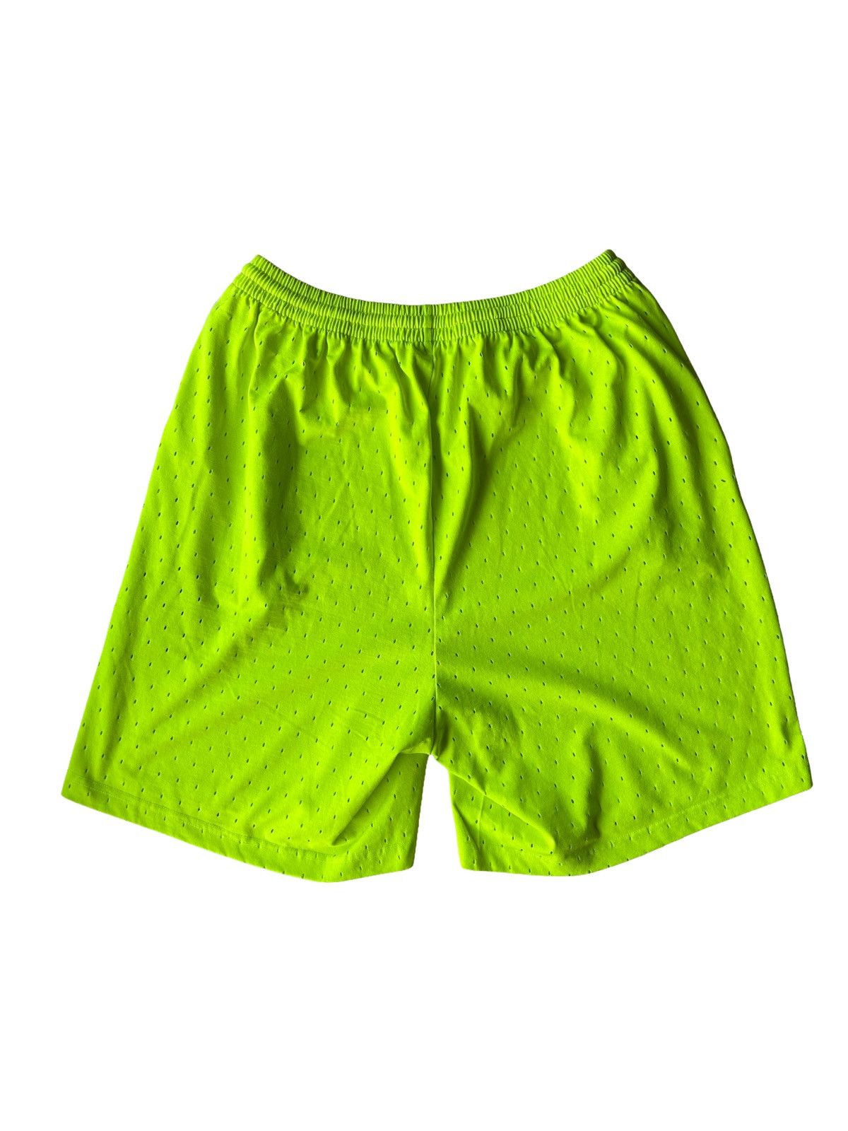 Balenciaga Balenciaga Green Neon Mesh Shorts Size US 34 / EU 50 - 3 Thumbnail