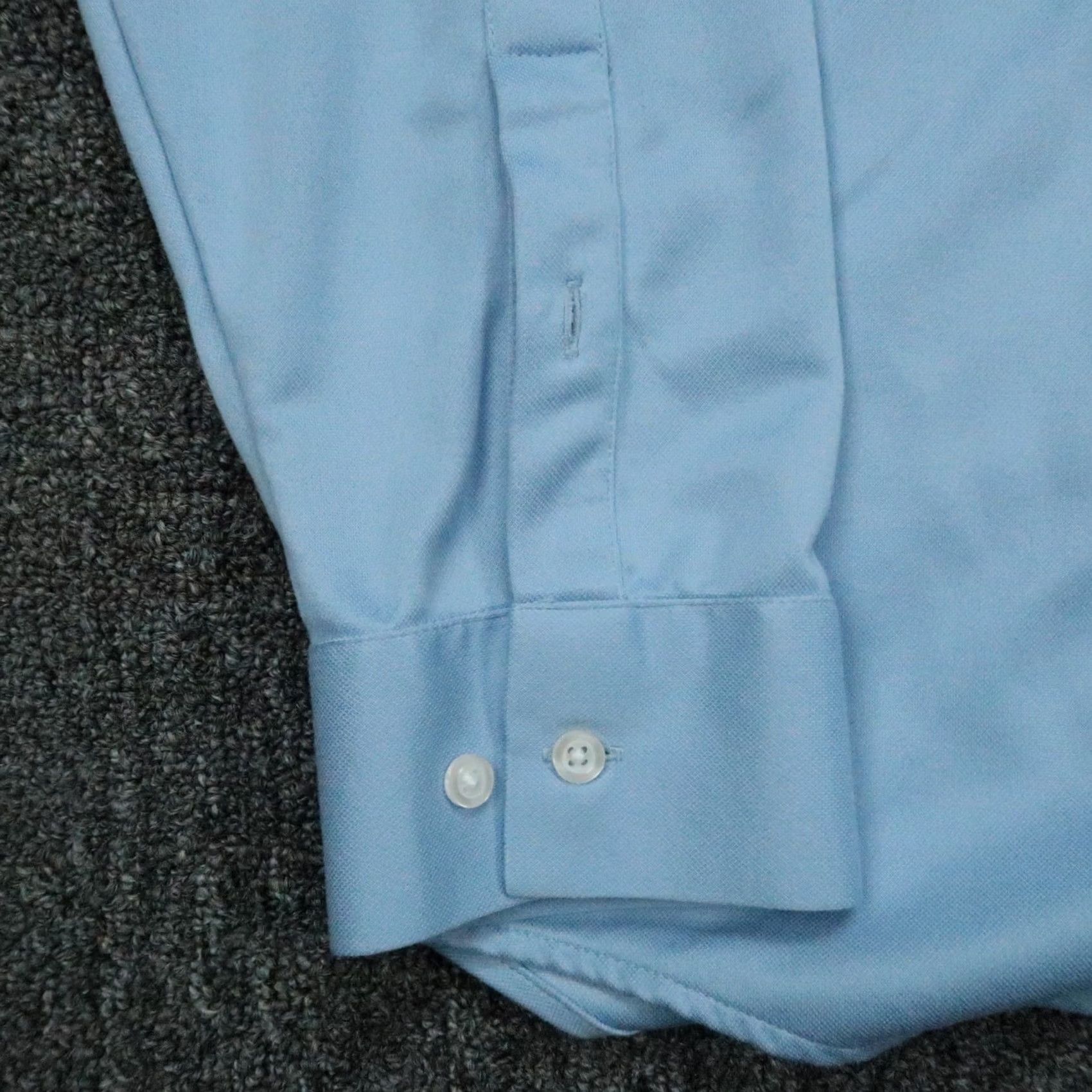 Vintage Ministry of Supply Shirt Mens XL Blue Slim Fit Button Up Long Sleeve Stretch Size US XL / EU 56 / 4 - 4 Thumbnail