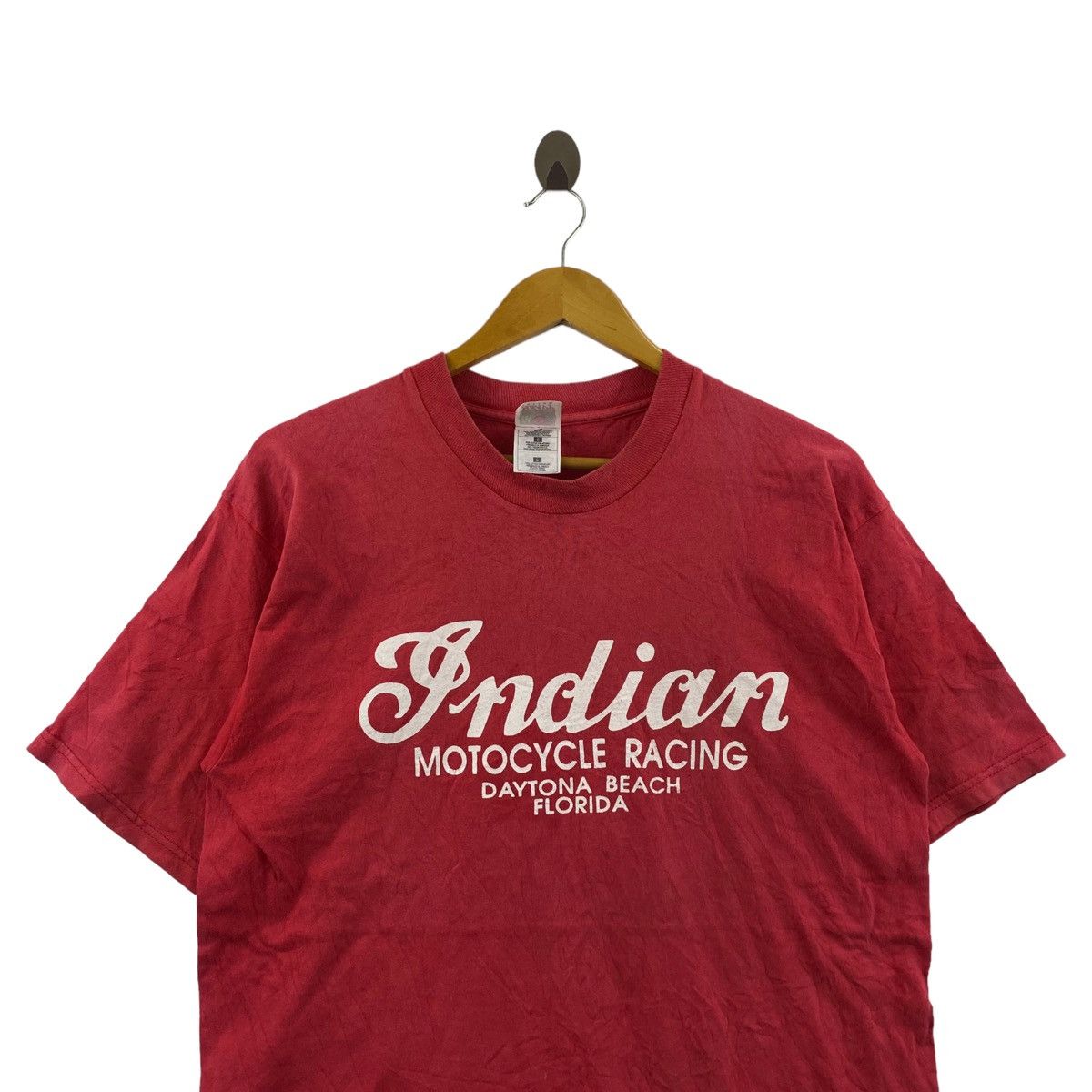 Indian Motorcycle Vintage Doc Batsleer INDIAN MOTOCYCLE RACING Daytona Beach Size US L / EU 52-54 / 3 - 2 Thumbnail
