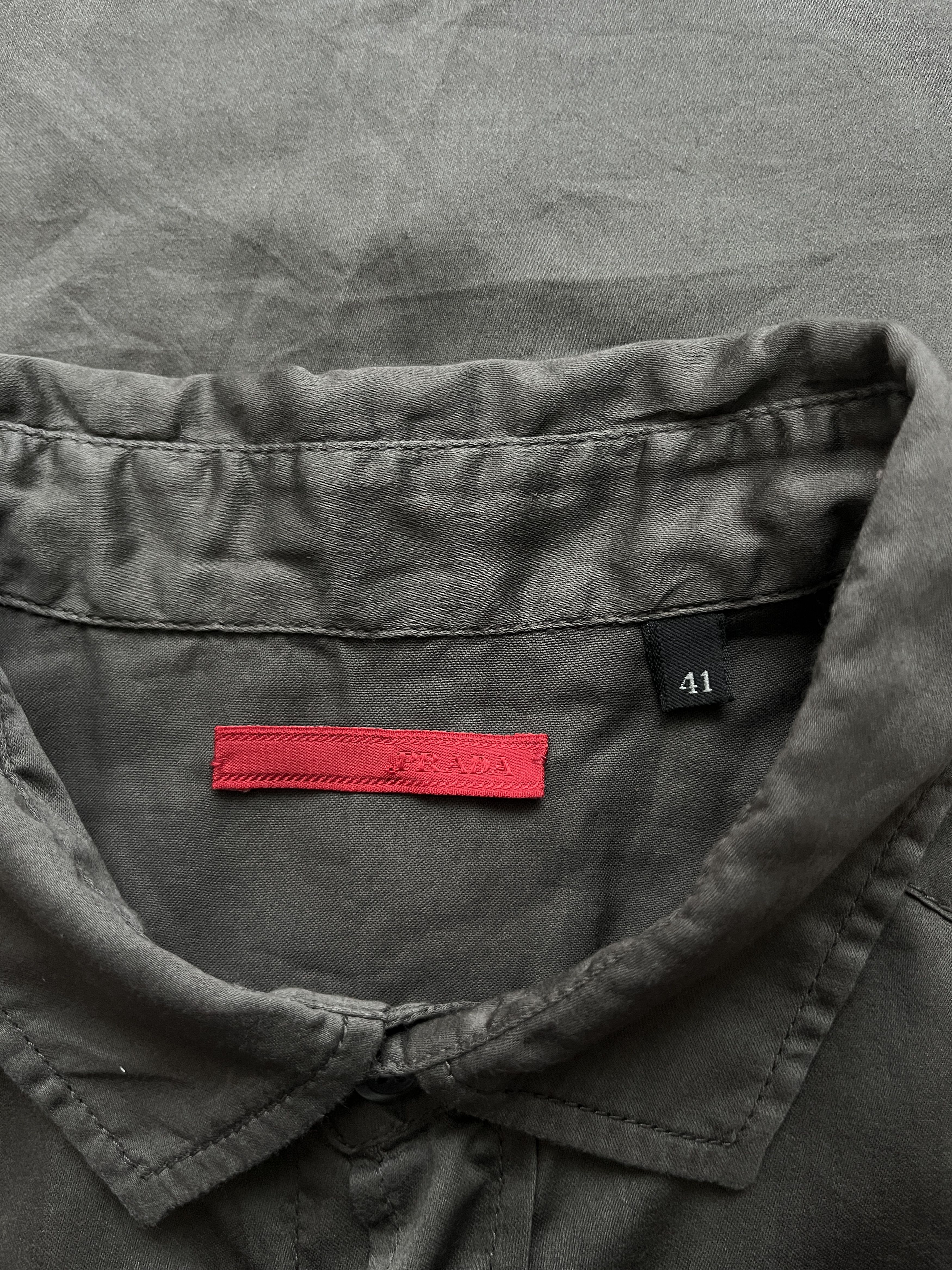 Prada ⚡️QUICK SALE⚡️2008 Prada Sport Linea Rossa Button Up Shirt Size US L / EU 52-54 / 3 - 3 Thumbnail