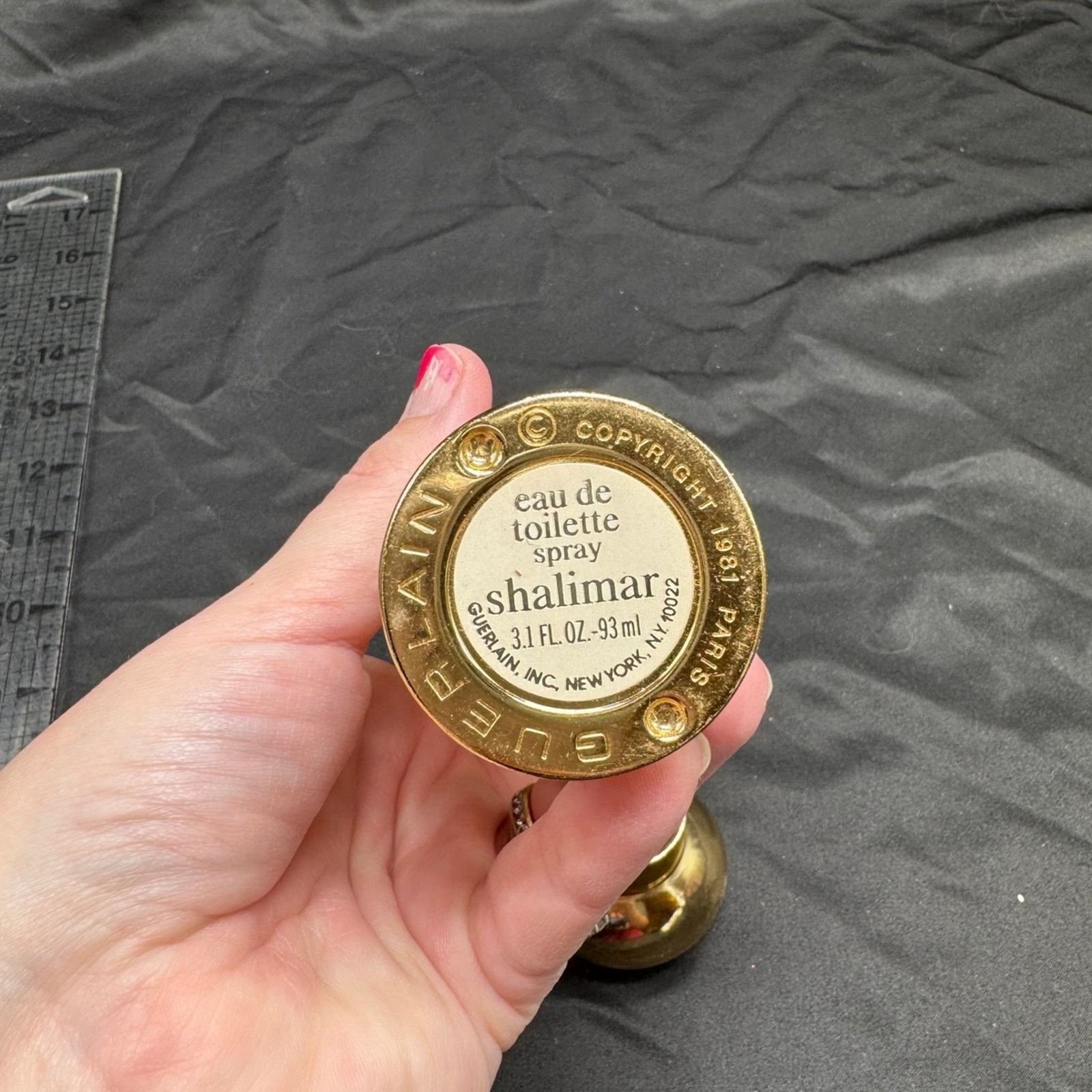 NBDN Nobrandedon VTG Guerlain Shalimar perfume with refillable cage bottle Size ONE SIZE - 9 Thumbnail