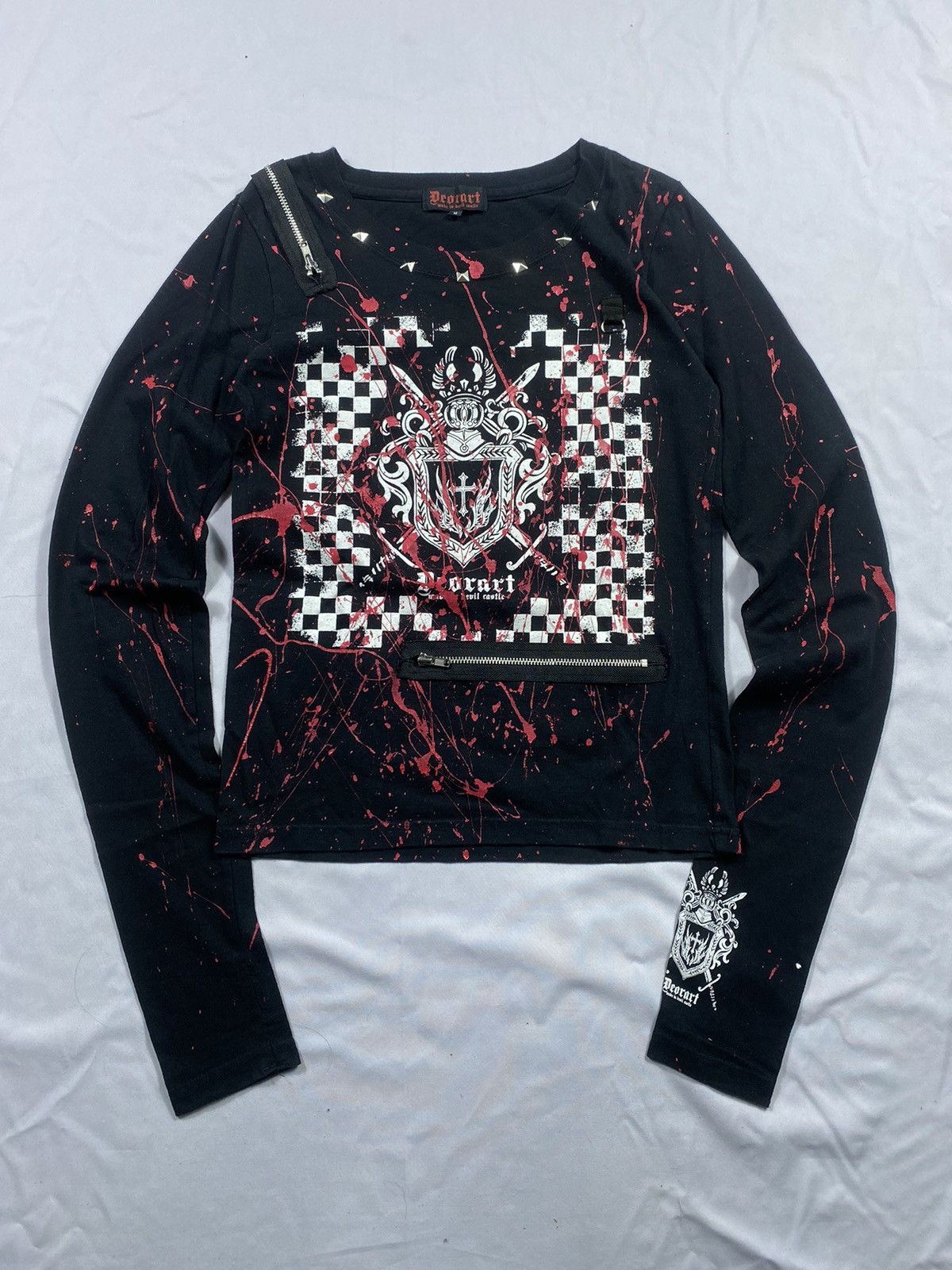 20471120 Japanese Deorart gothic skull punk ifsix lgb style Size US M / EU 48-50 / 2 - 1 Thumbnail