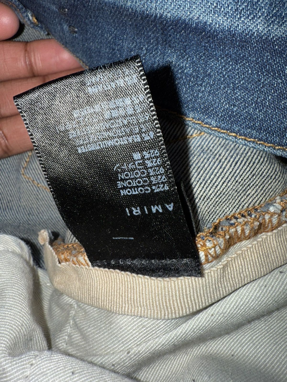 Amiri Amiri classic indigo red bandana Mx1 Size US 31 - 6 Thumbnail