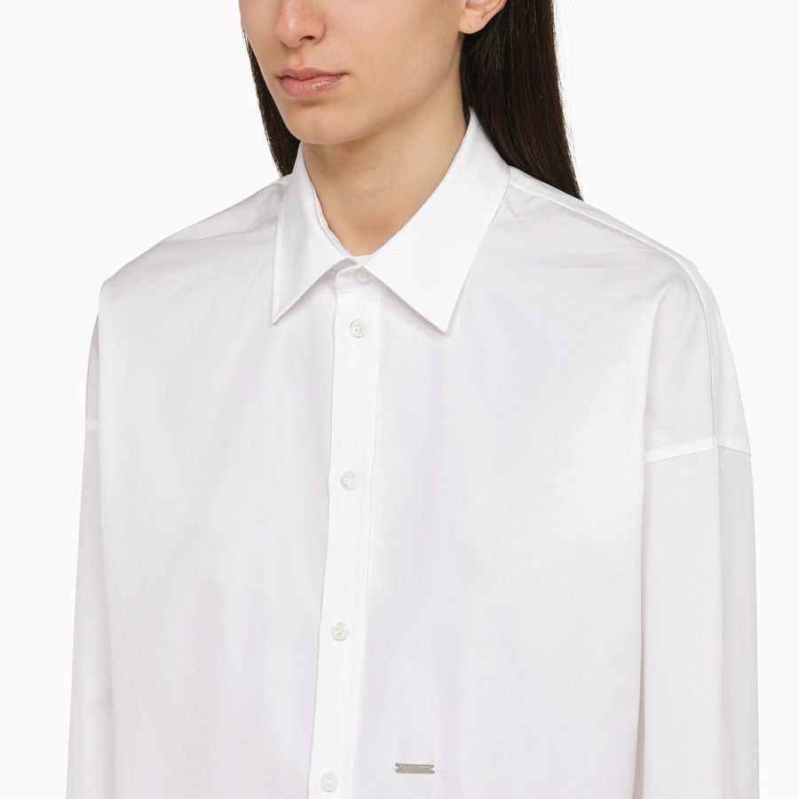 Dsquared2 o1d2blof0824 Cotton Shirts in White Size S / US 4 / IT 40 - 3 Thumbnail