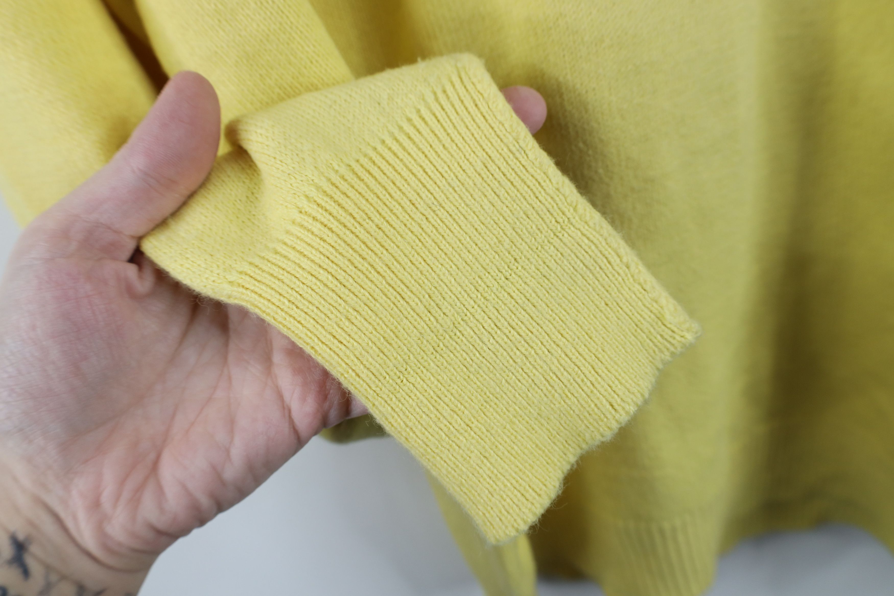 Vintage Vintage 70s Streetwear Four Horsemen Knit Sweater Yellow USA Size US M / EU 48-50 / 2 - 7 Thumbnail
