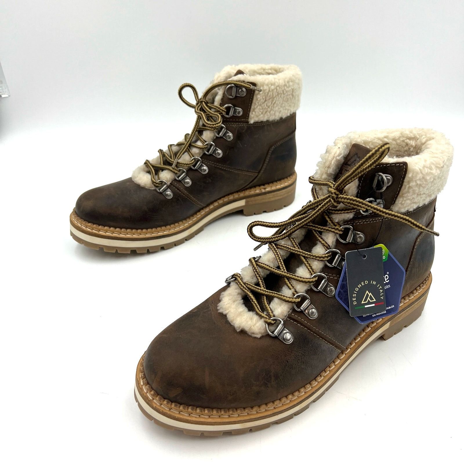 Other Alpine Design Holly Boots Brown Nubuck Leather Size US 11 / IT 41 - 8 Thumbnail