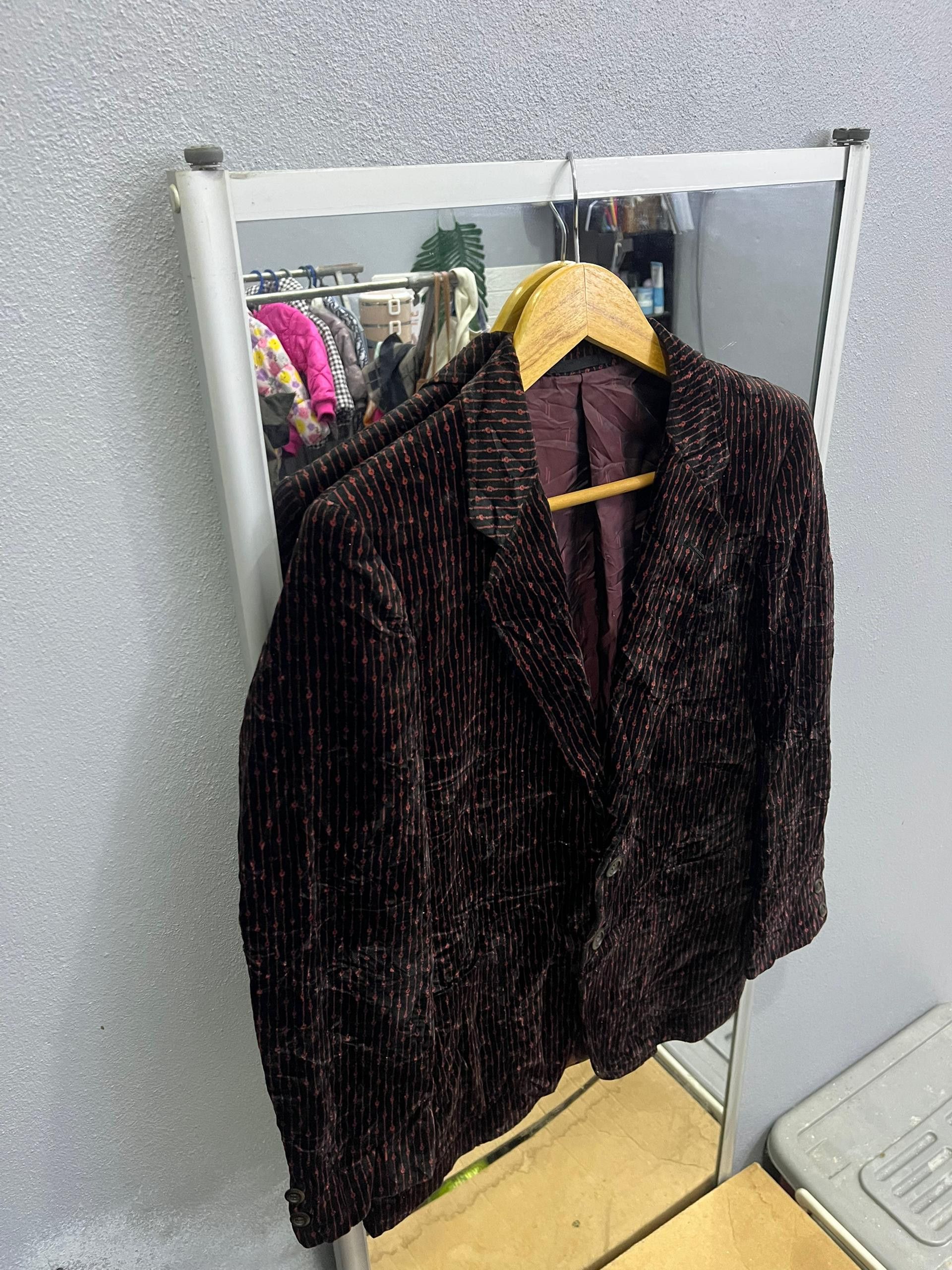 Japanese Brand Niedieck Brilliant Velvet Blazer German Fabric Size 38S - 5 Thumbnail