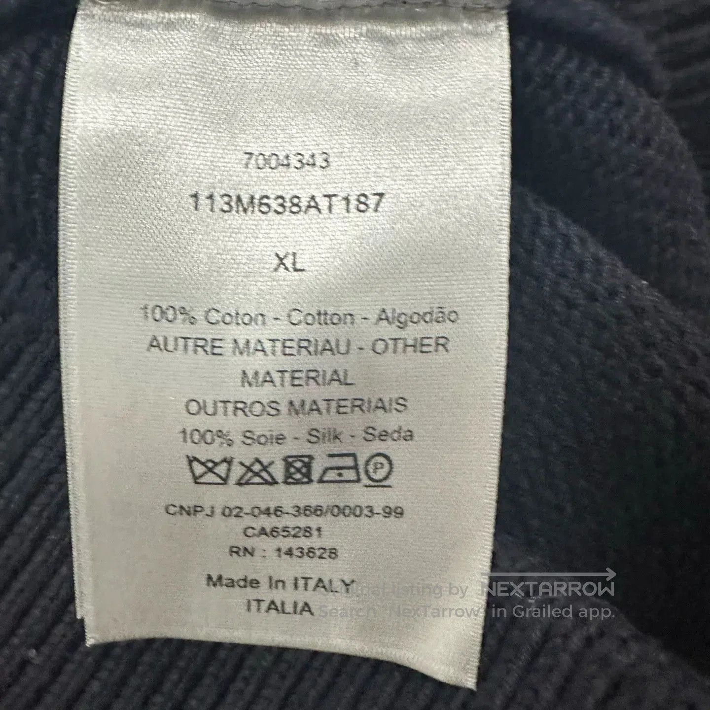 Dior Dior Arm Logo Knit Sweater. Size US XL / EU 56 / 4 - 6 Thumbnail