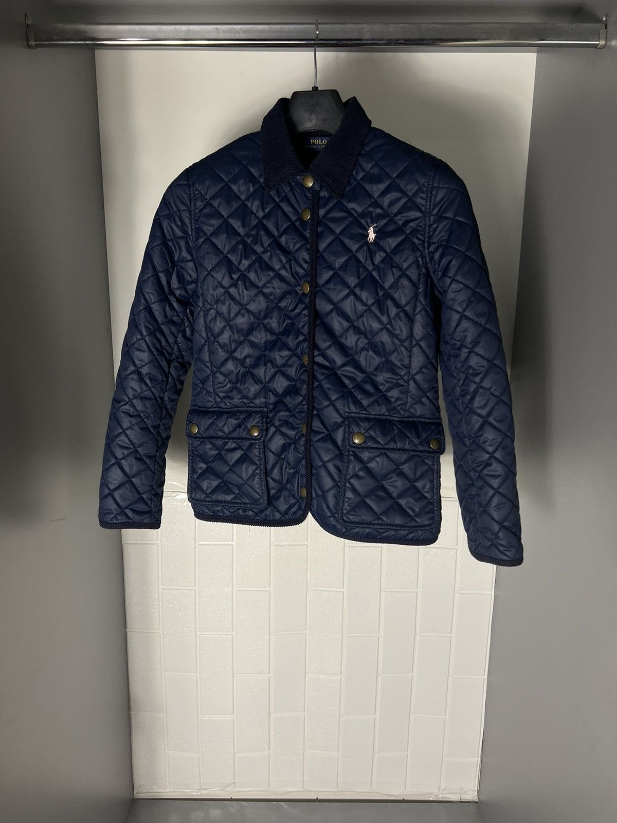 Polo Ralph Lauren × Vintage VERY RARE POLO RALPH LAUREN QUILT DOWN JACKET ENGLAND STYLE Size S / US 4 / IT 40 - 1 Thumbnail
