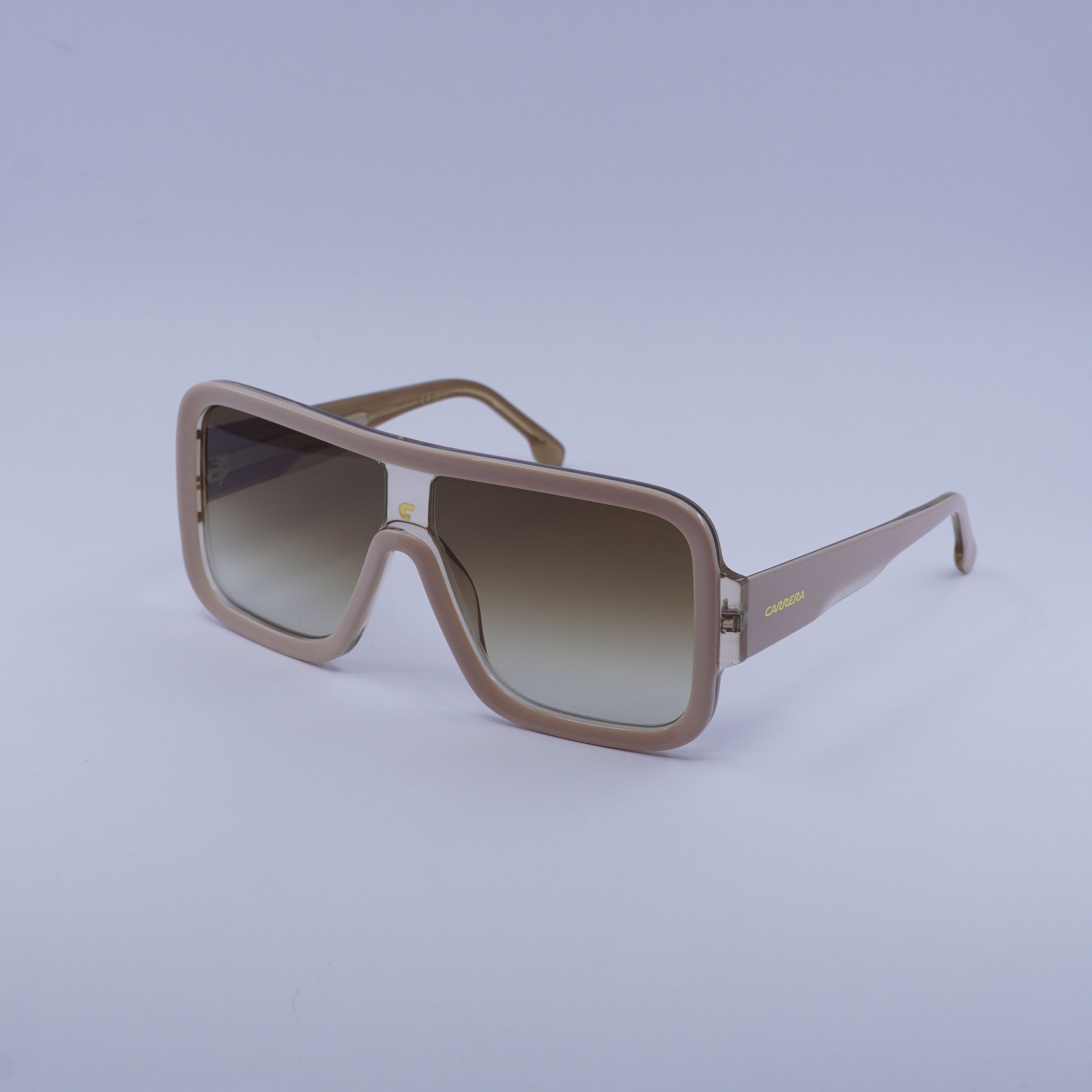 Carrera Carrera FLAGLAB 14 010A HA Sunglasses Beige Shield Frame Size ONE SIZE - 7 Thumbnail