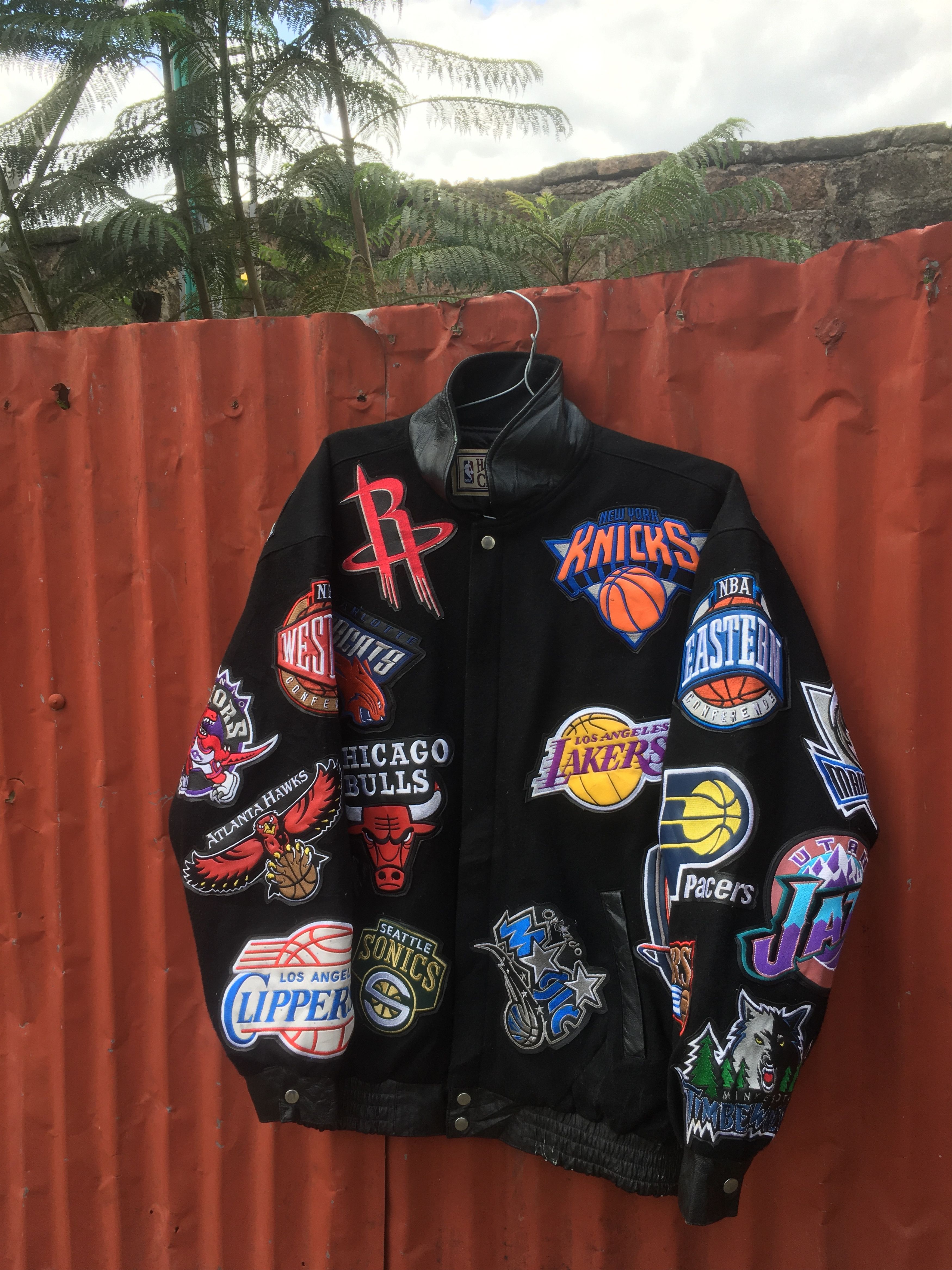 NBA Vintage Rare Hardwood Classic NBA wool varsity jacket Size US XL / EU 56 / 4 - 13 Thumbnail