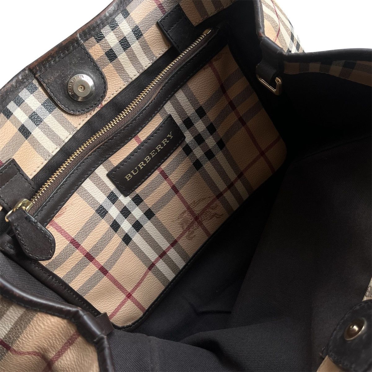 Burberry Burberry Plaid totebag Size ONE SIZE - 14 Thumbnail