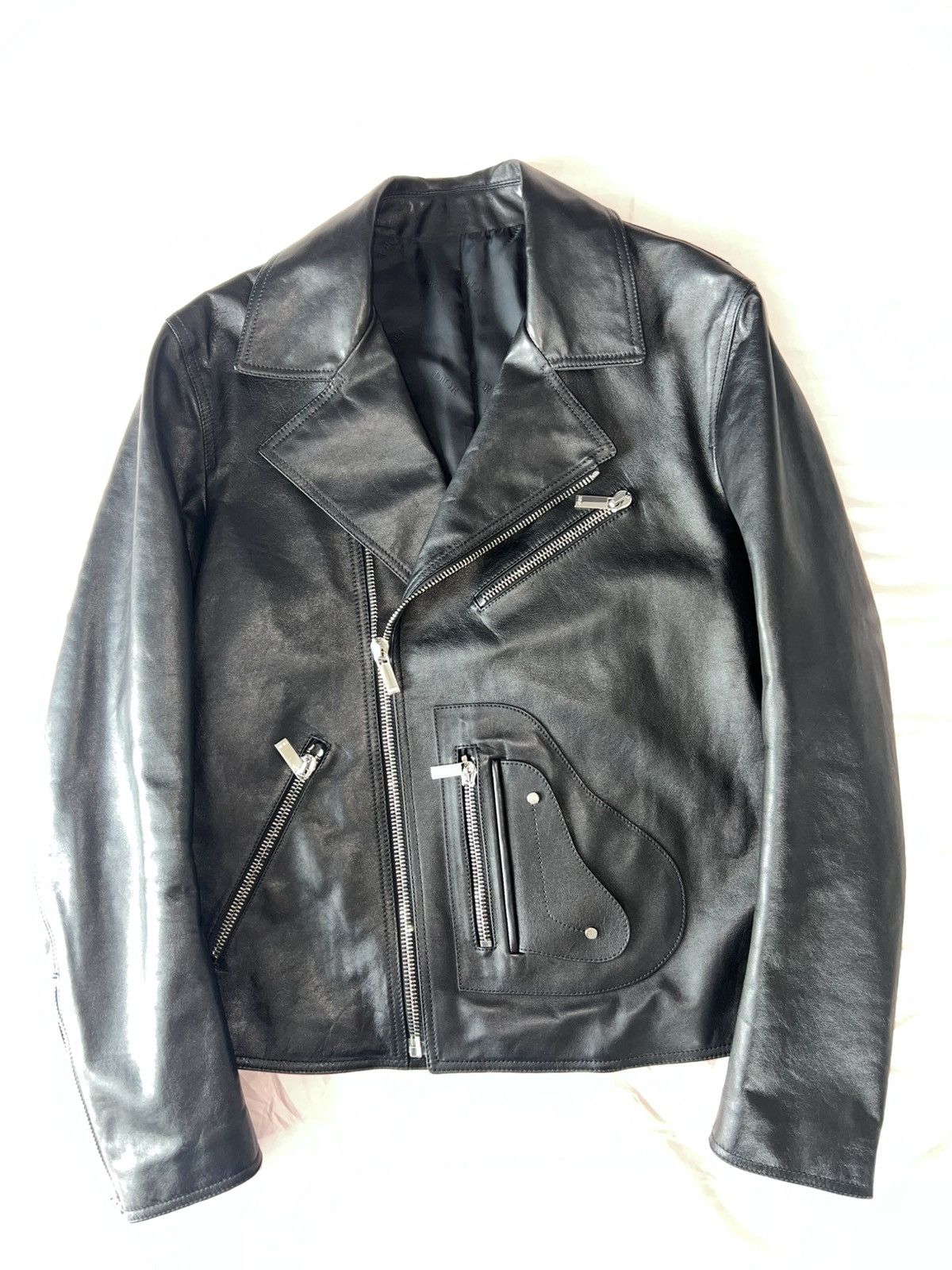 Dior Dior Motorcycle Saddle Leather Jacket Size US M / EU 48-50 / 2 - 3 Thumbnail