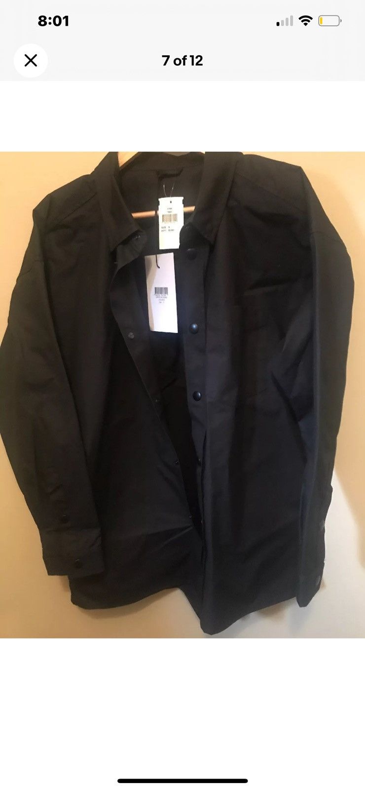 Stutterheim Stutterheim over shirt S new black Size US S / EU 44-46 / 1 - 5 Thumbnail